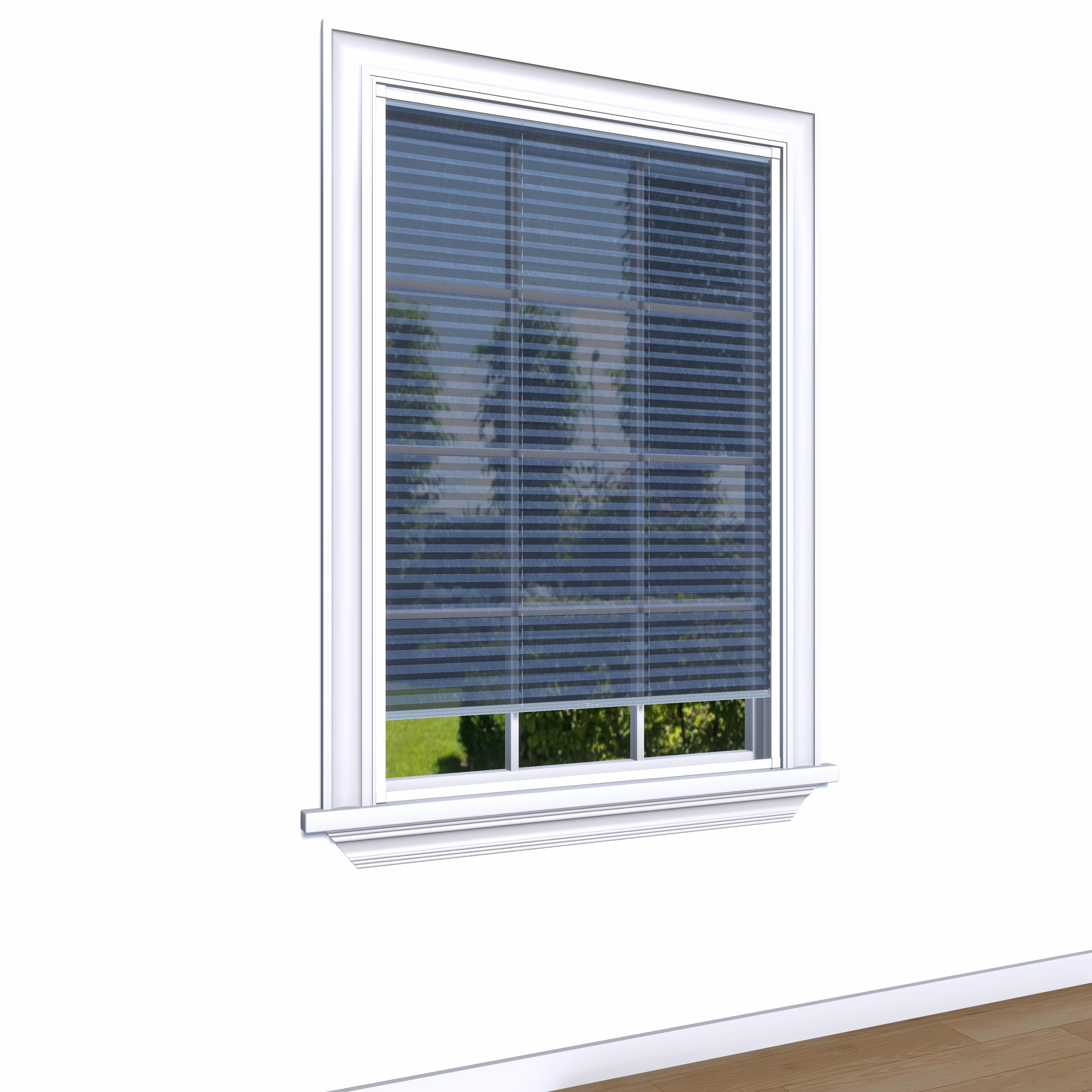 Easy click Honingraat Plisségordijn lichtdoorlatend - Pure blauw