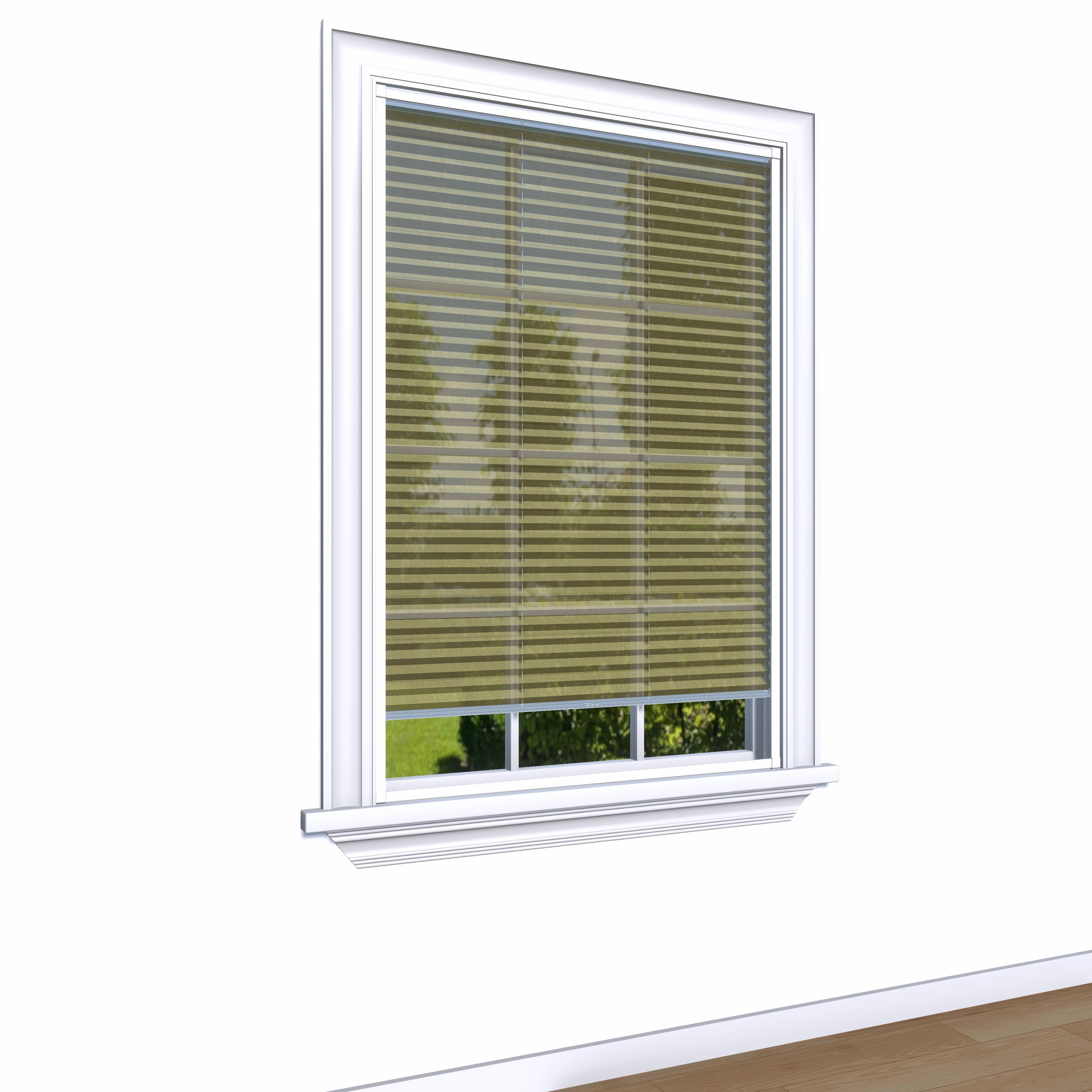 Easy click Honingraat Plisségordijn lichtdoorlatend - Pure geel