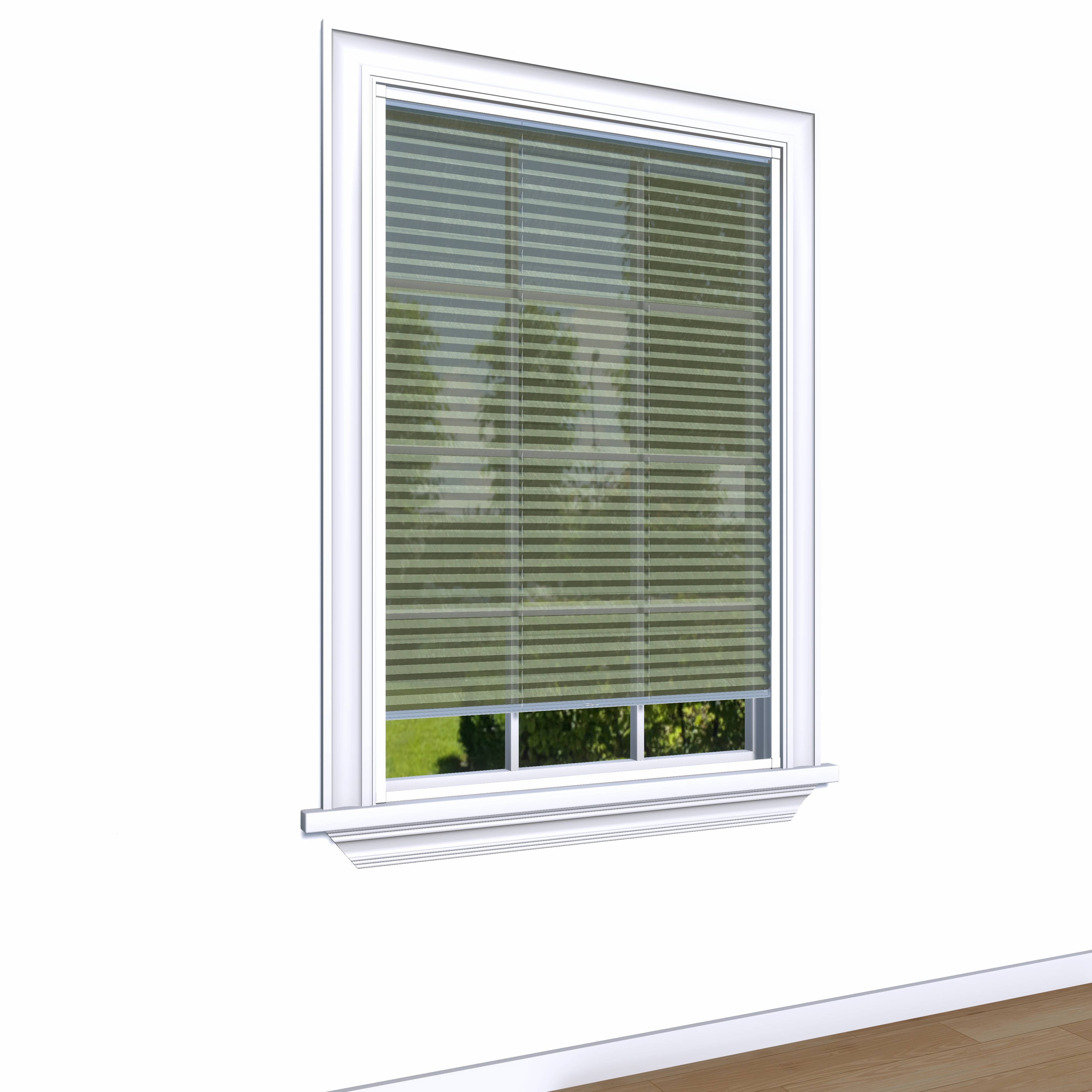 Easy click Honingraat Plisségordijn lichtdoorlatend - Pure groen