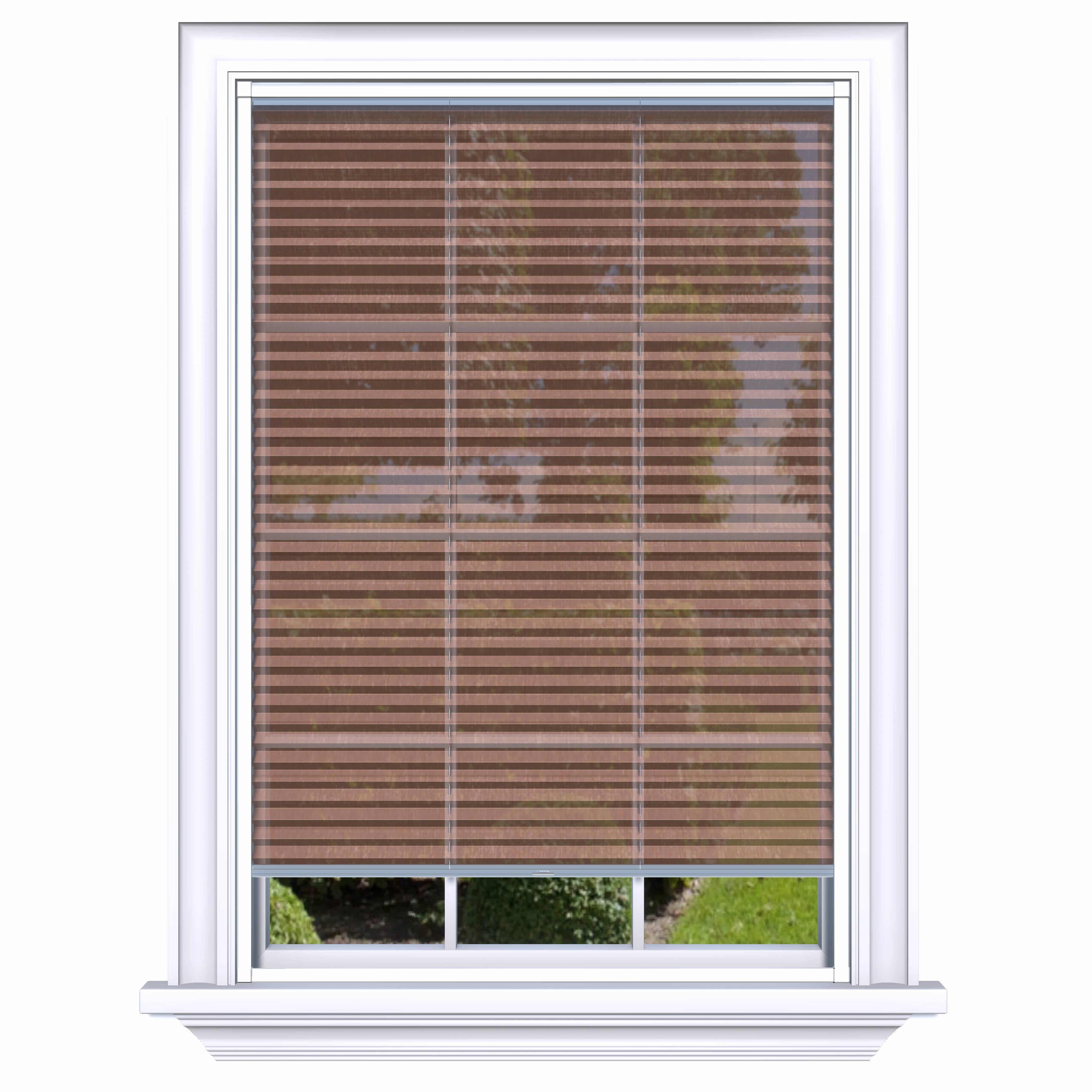 Easy click Honingraat Plisségordijn lichtdoorlatend - Pure oranje