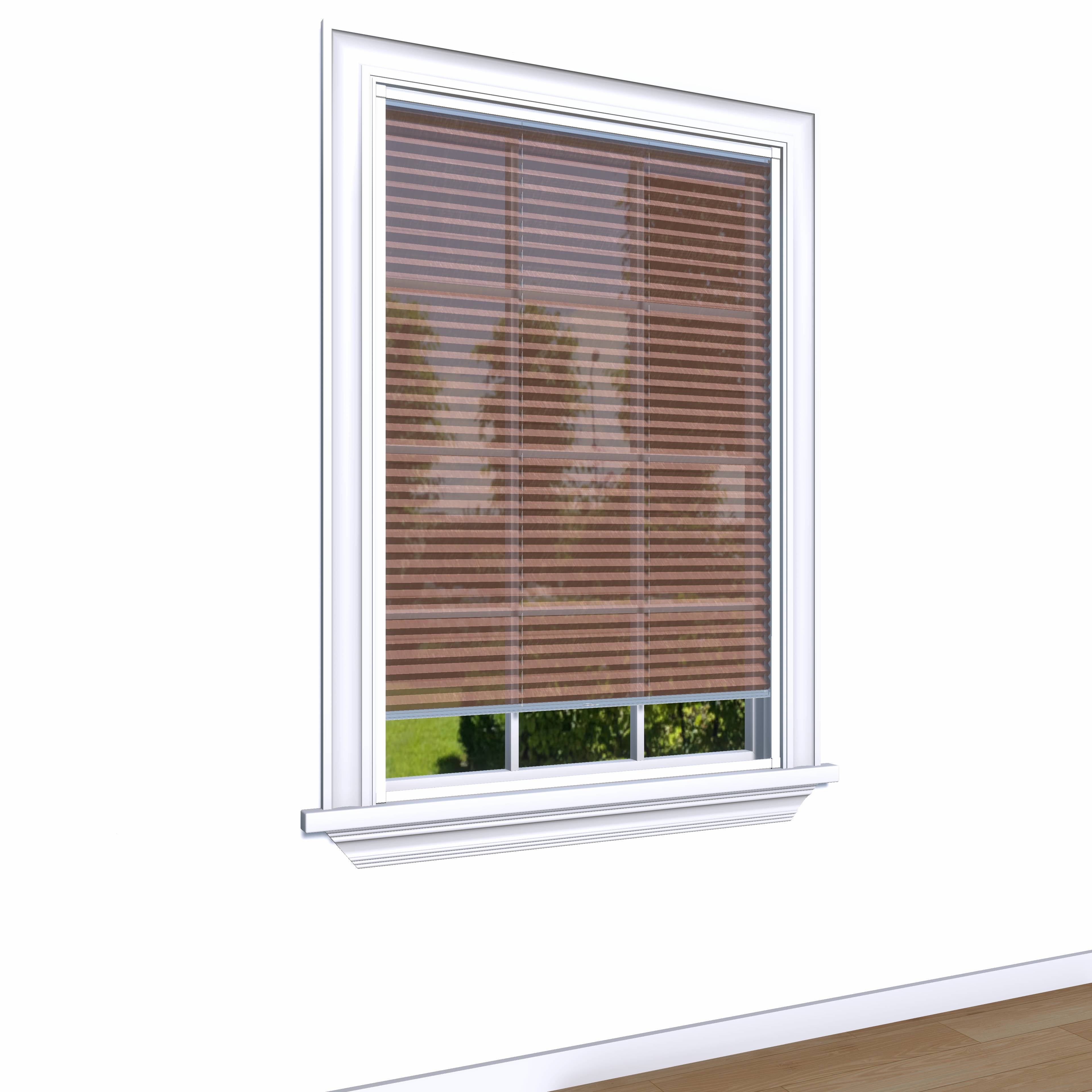 Easy click Honingraat Plisségordijn lichtdoorlatend - Pure oranje