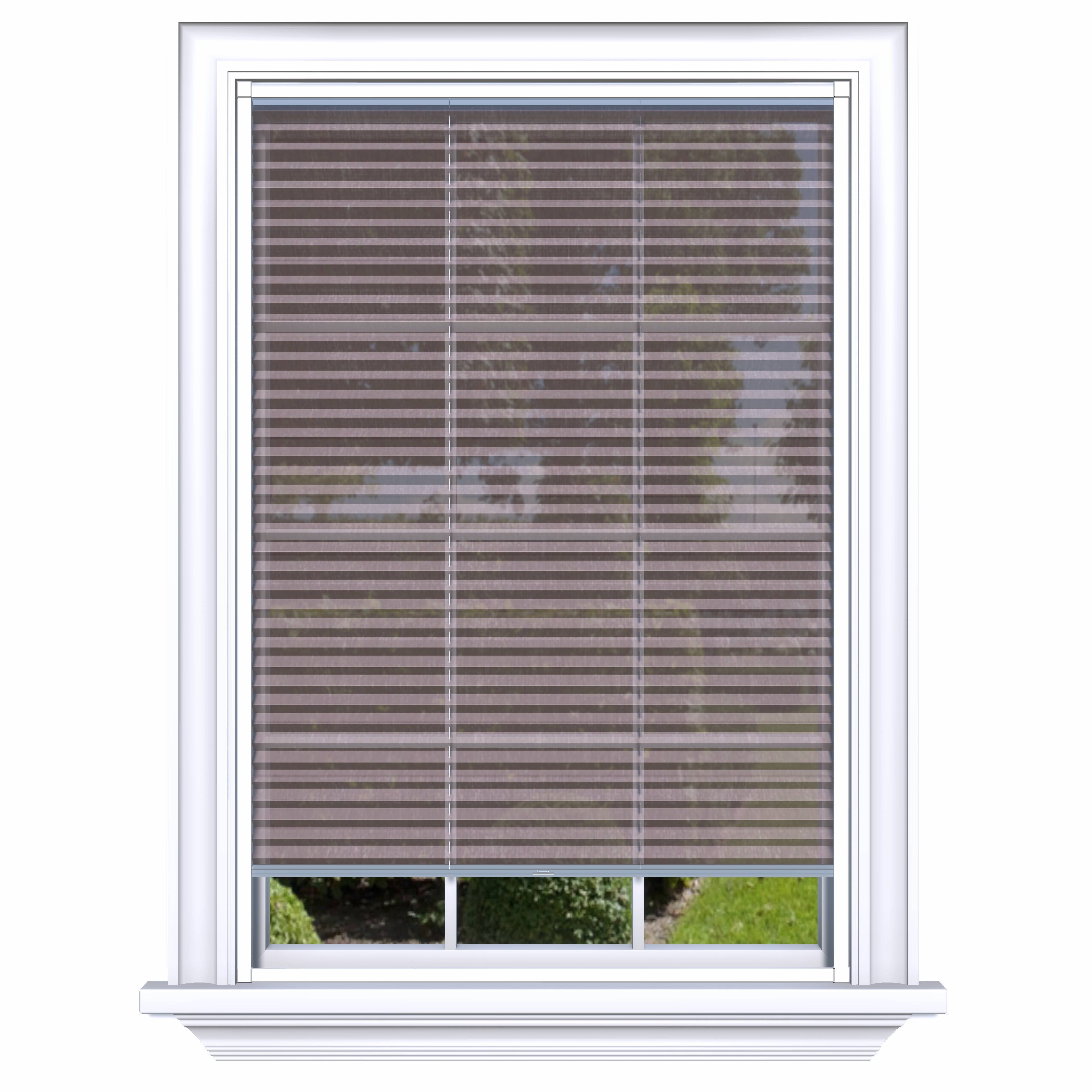 Easy click Honingraat Plisségordijn lichtdoorlatend - Pure roze