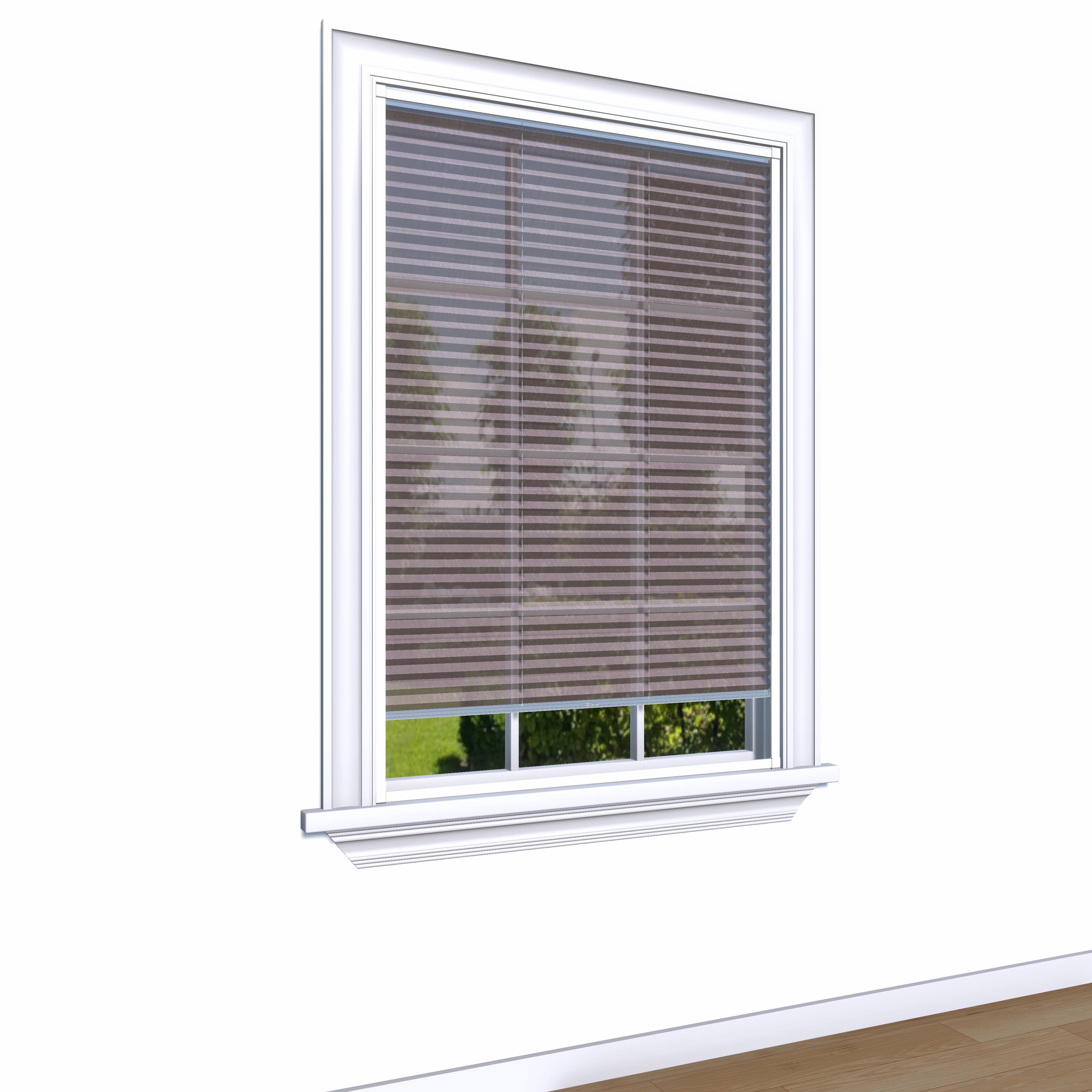 Easy click Honingraat Plisségordijn lichtdoorlatend - Pure roze