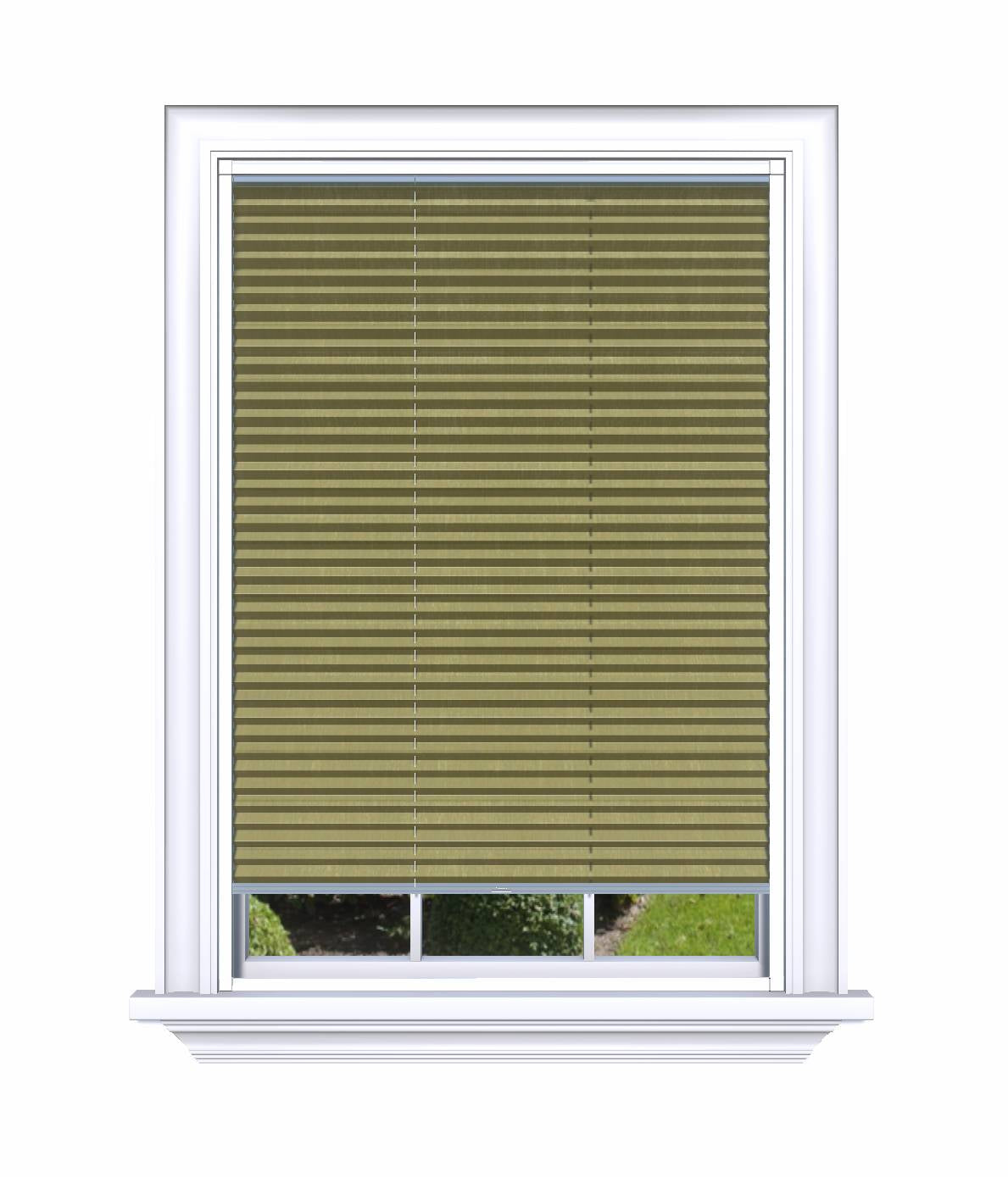 Easy click Honingraat Plisségordijn verduisterend - Pure geel