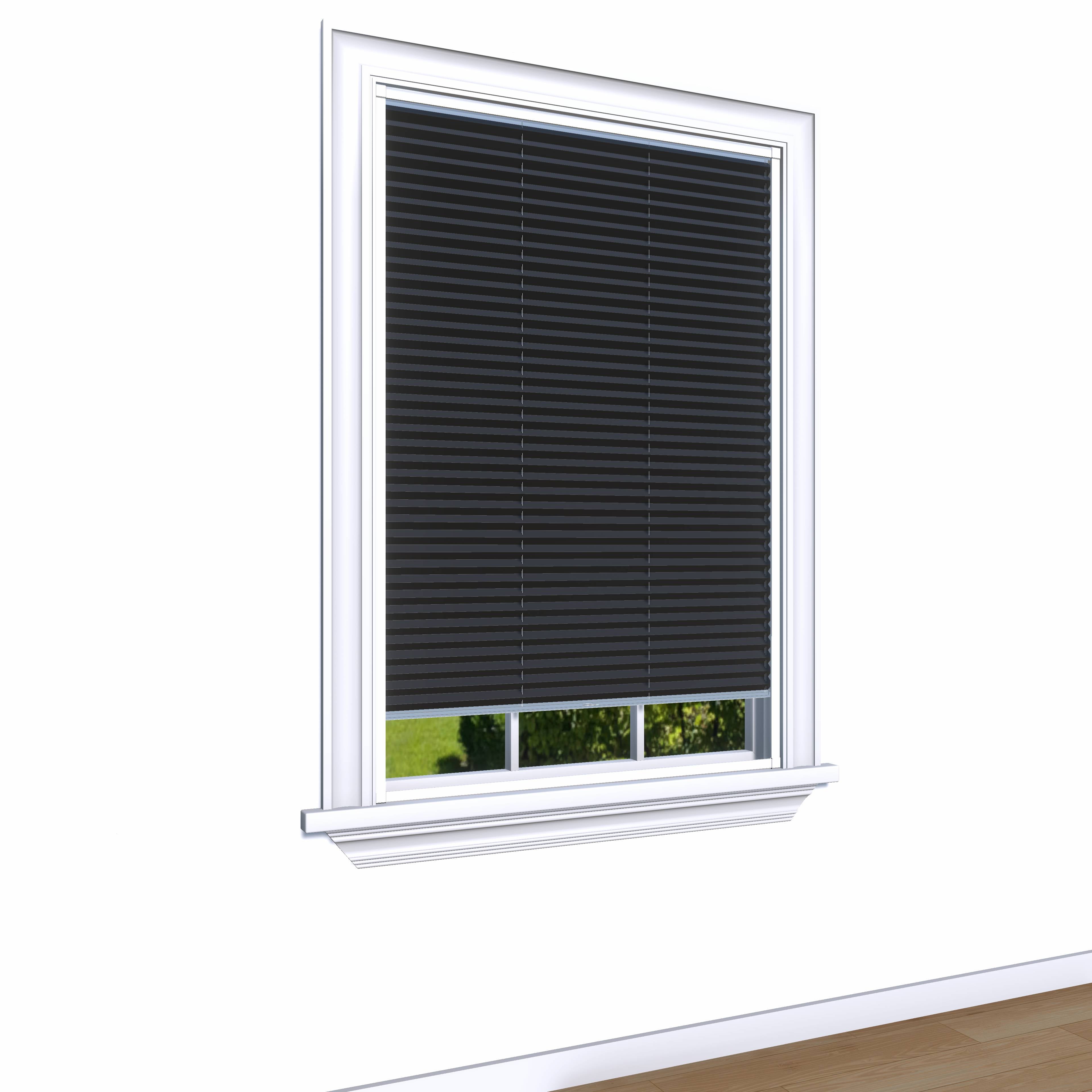 Honingraat plisségordijn lichtdoorlatend uit de Prime-collectie in zwart stijlvol energiezuinig en perfect voor een elegante en moderne uitstraling in je interieur.