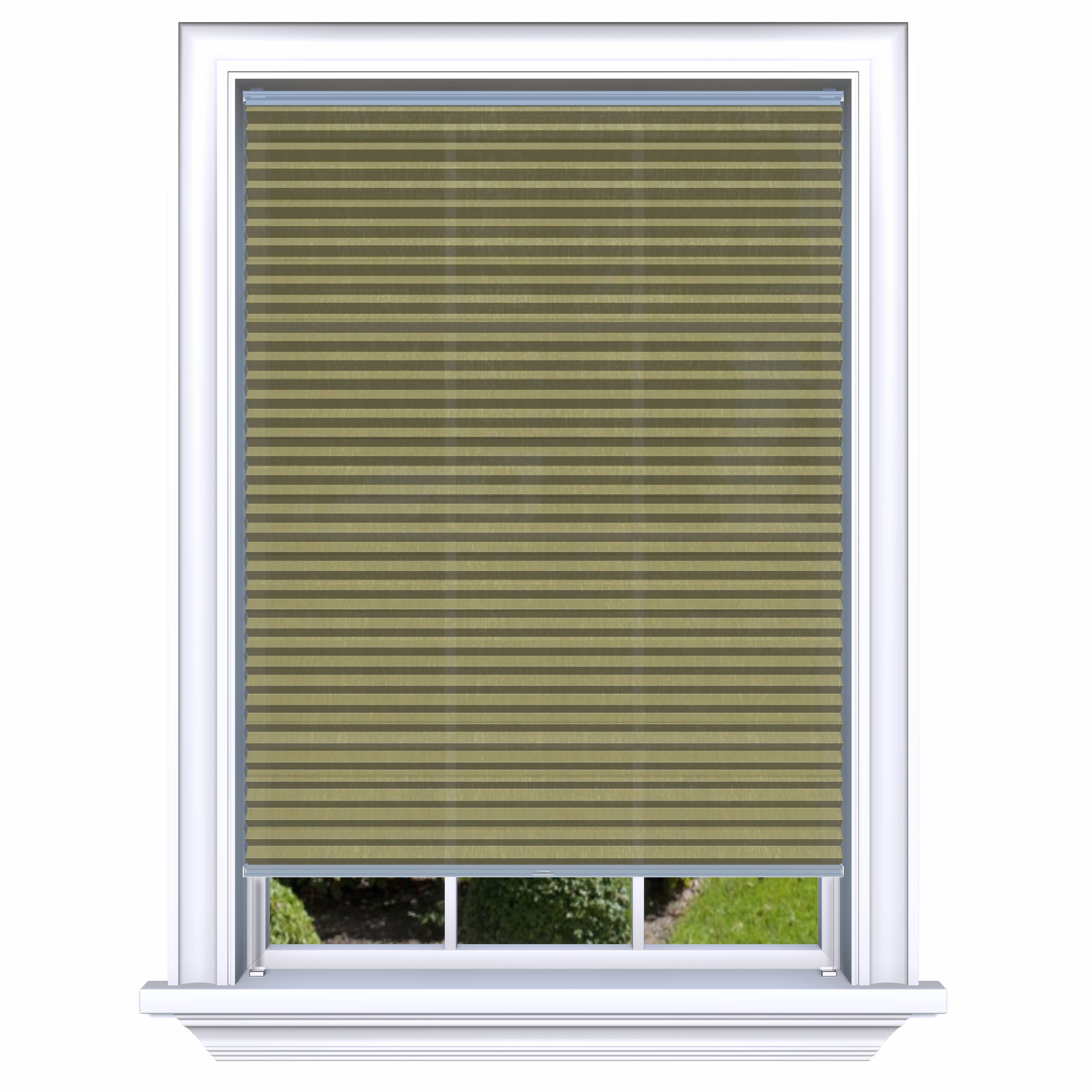 Honingraat Plisségordijn lichtdoorlatend - Pure geel