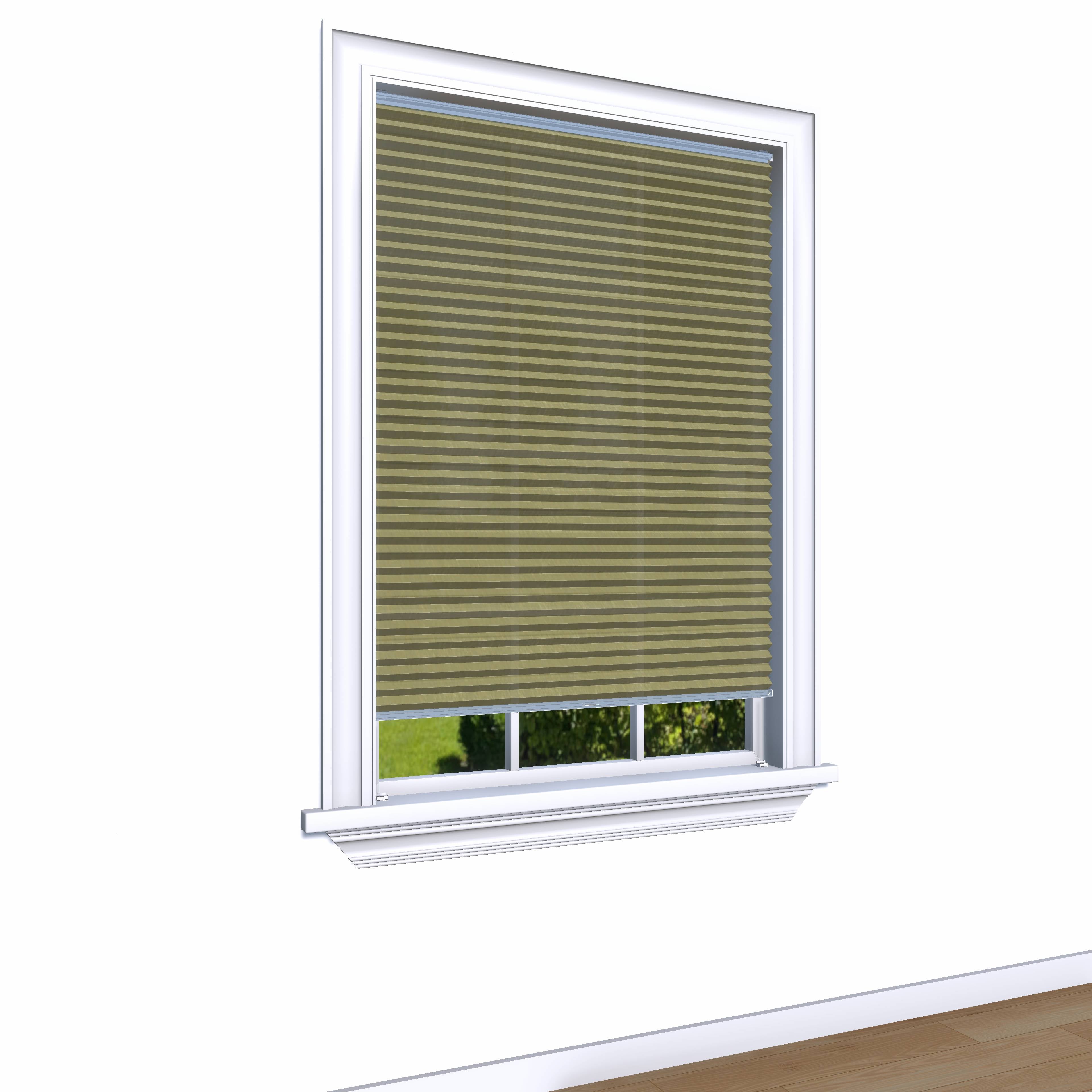 Honingraat Plisségordijn lichtdoorlatend - Pure geel