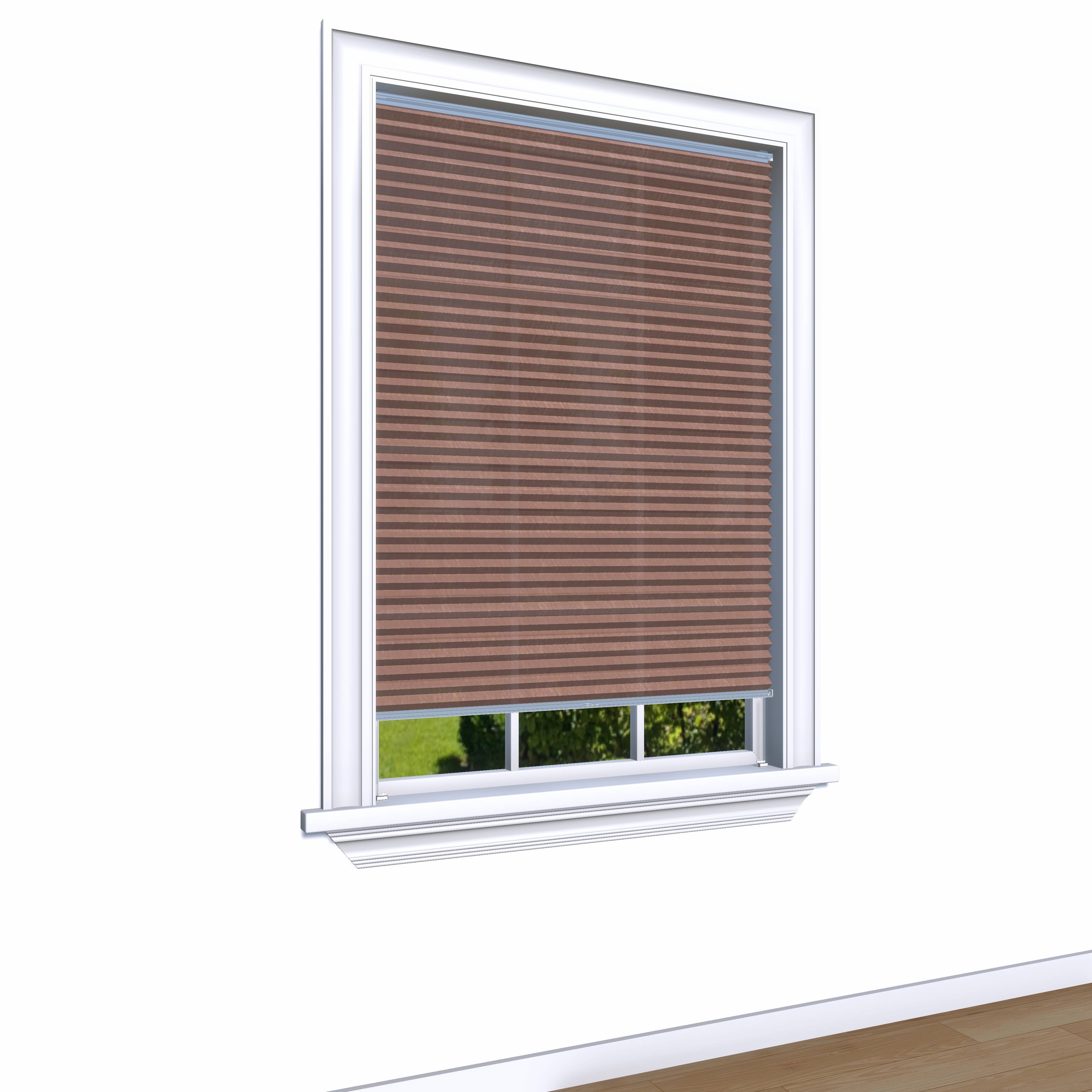 Honingraat Plisségordijn lichtdoorlatend - Pure oranje