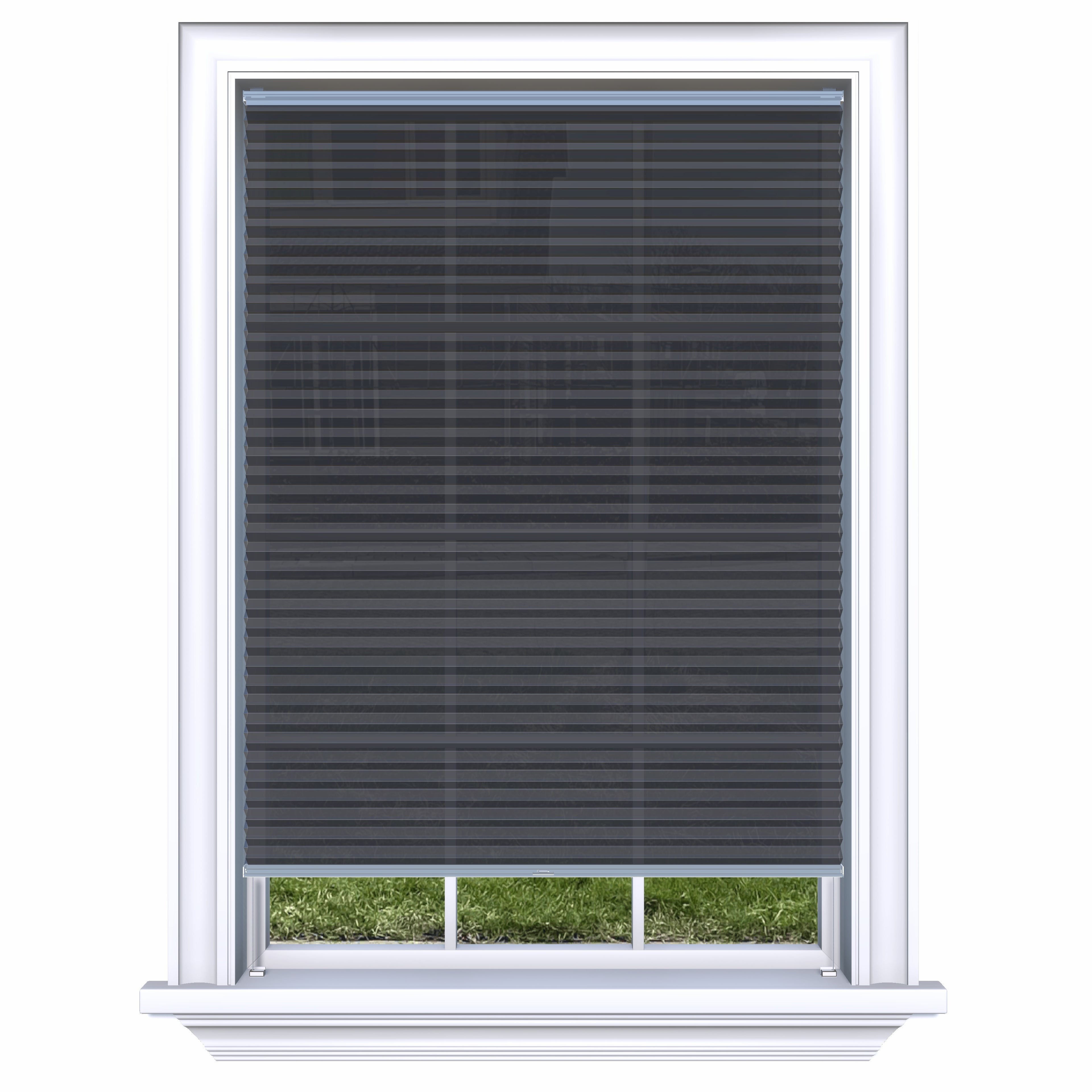 Easy Click Honingraat Plisségordijn lichtdoorlatend - Prime antraciet