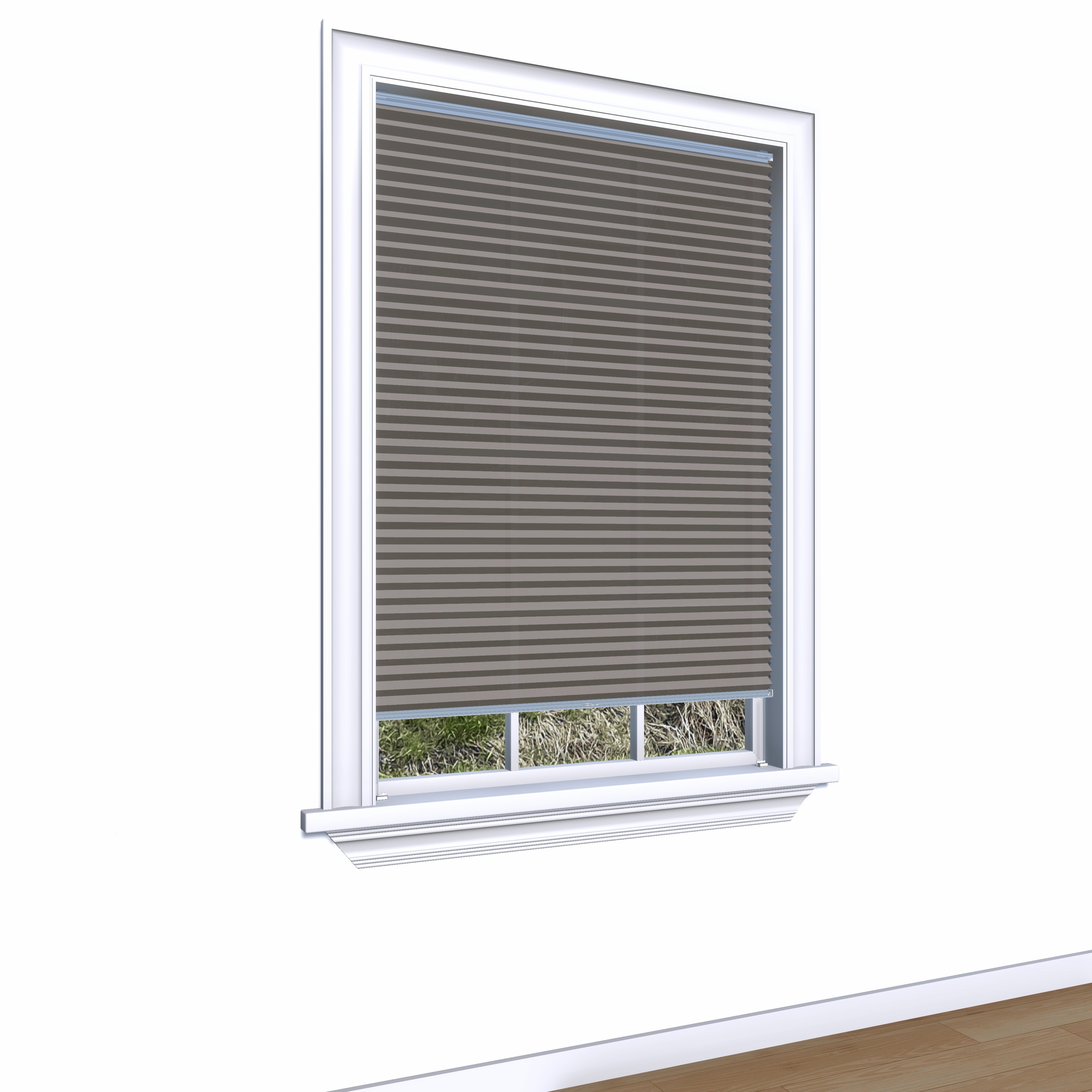 Honingraat Plisségordijn lichtdoorlatend - Aqua bruin