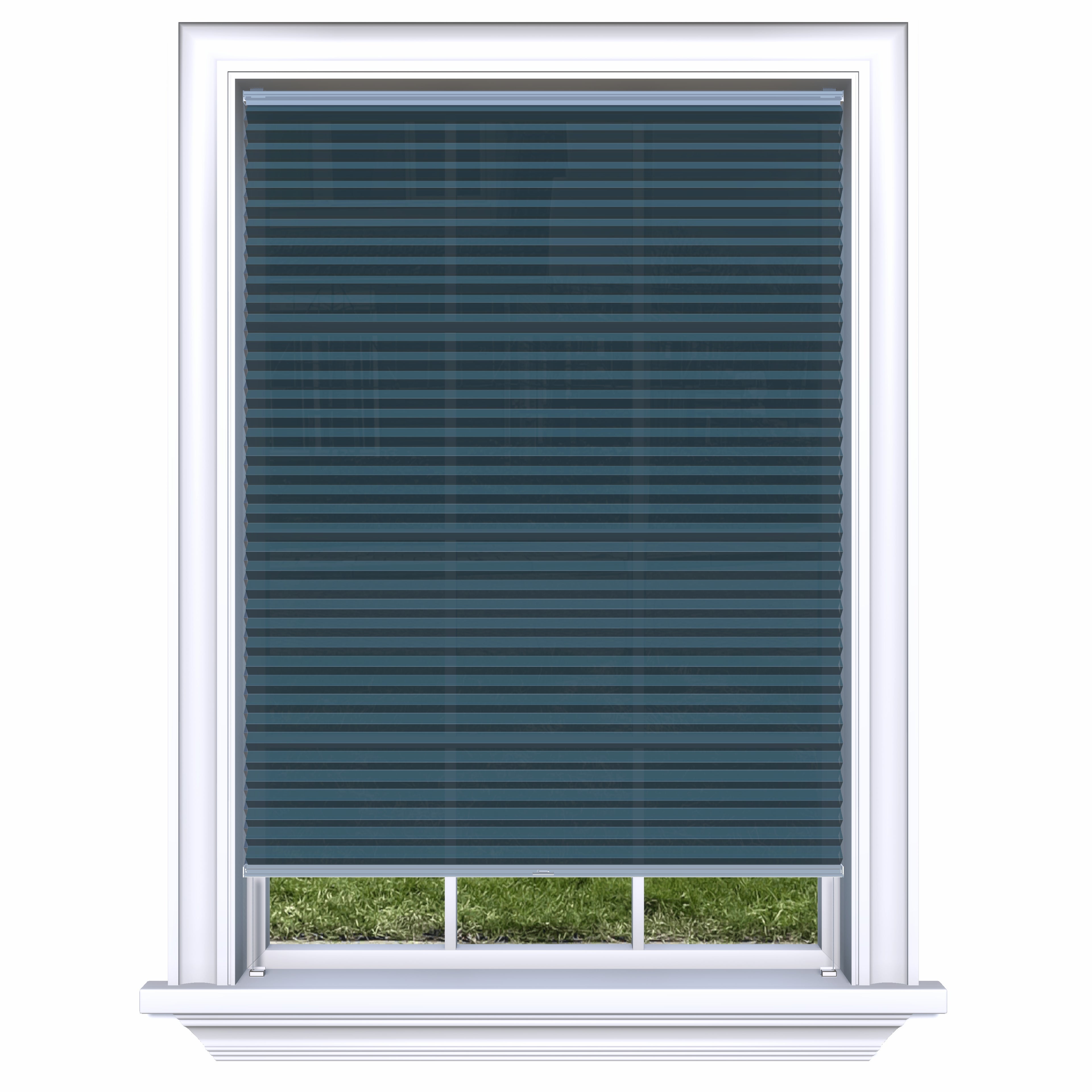 Honingraat Plisségordijn lichtdoorlatend - Luxury blauw