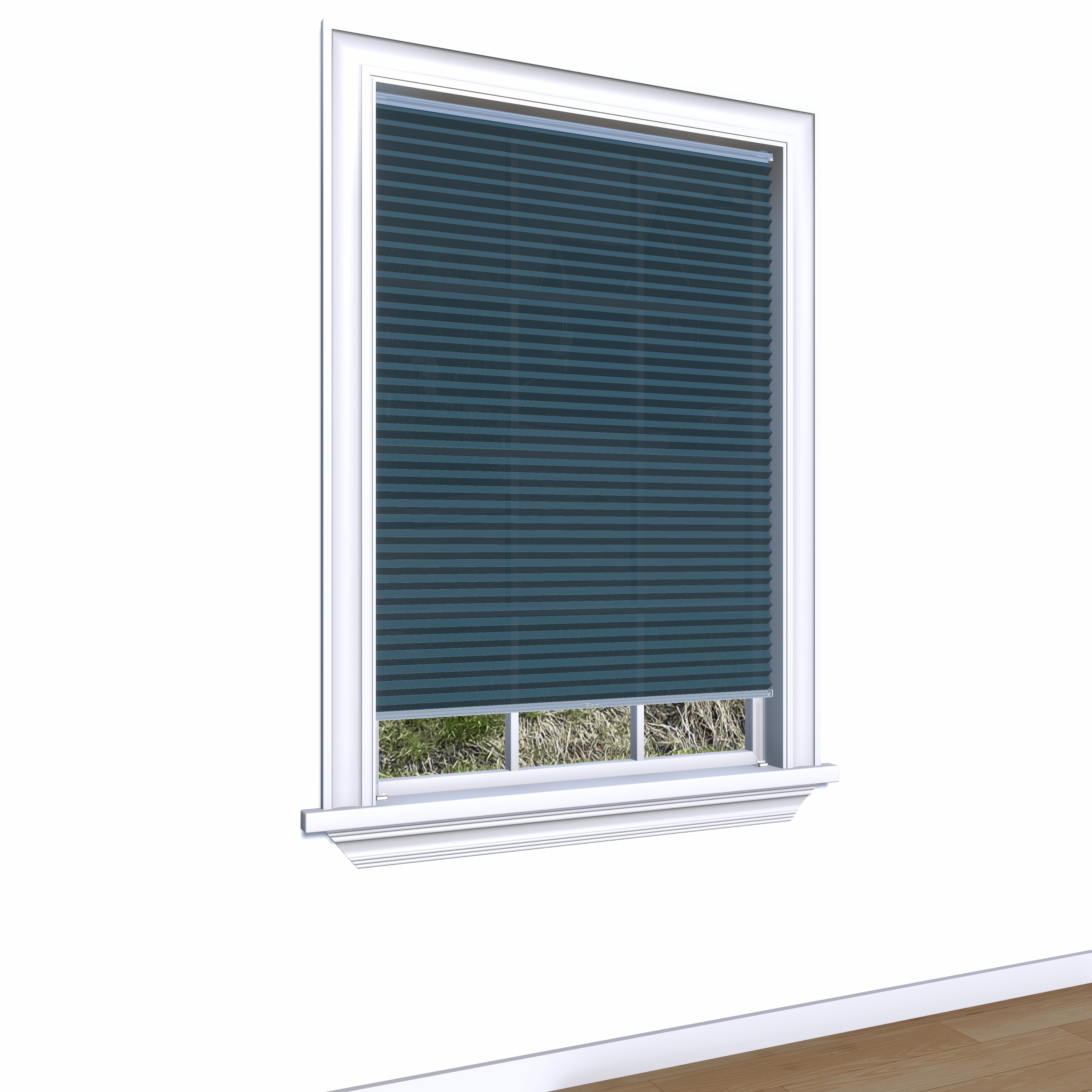 Honingraat Plisségordijn lichtdoorlatend - Luxury blauw