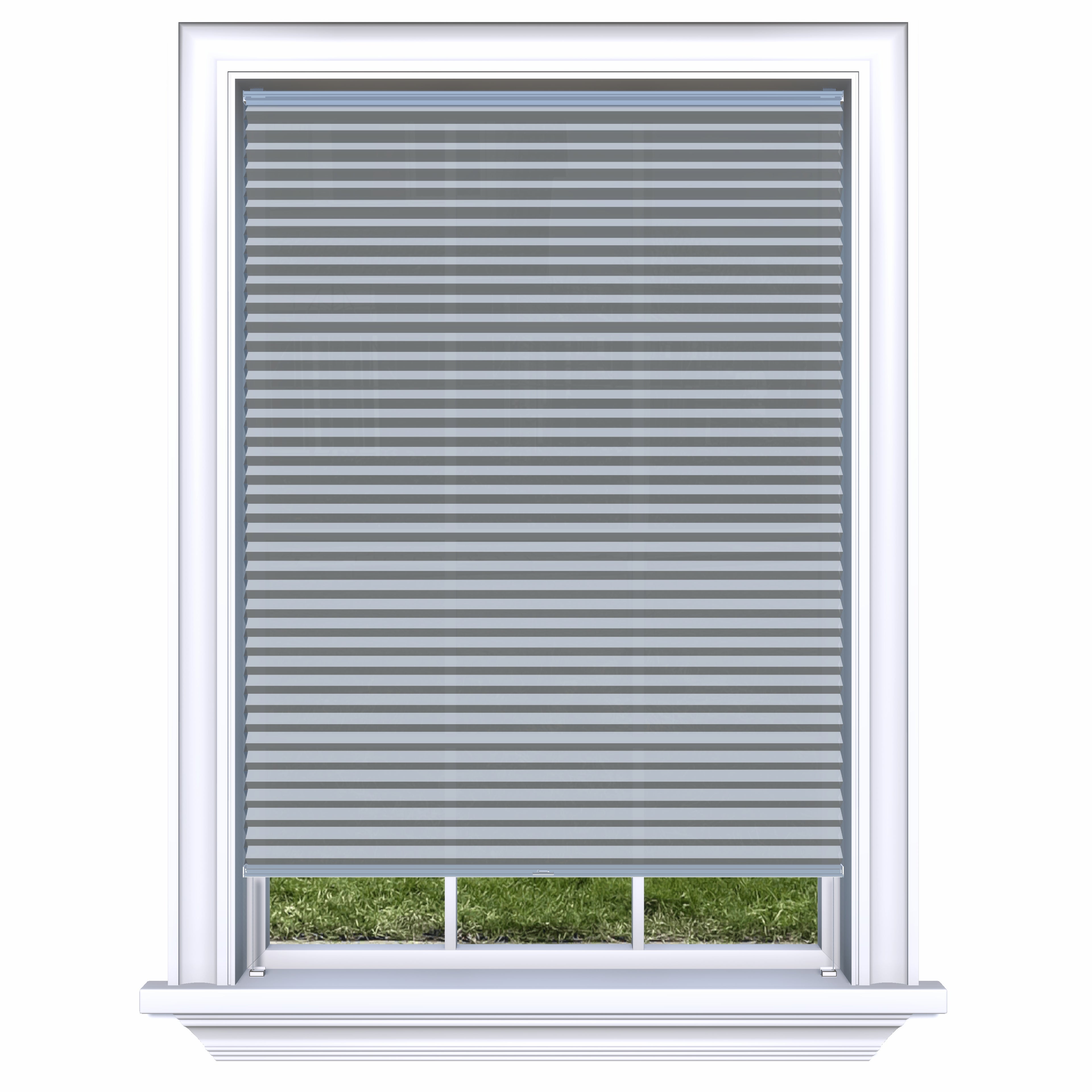 Honingraat Plisségordijn lichtdoorlatend - Style licht grijs