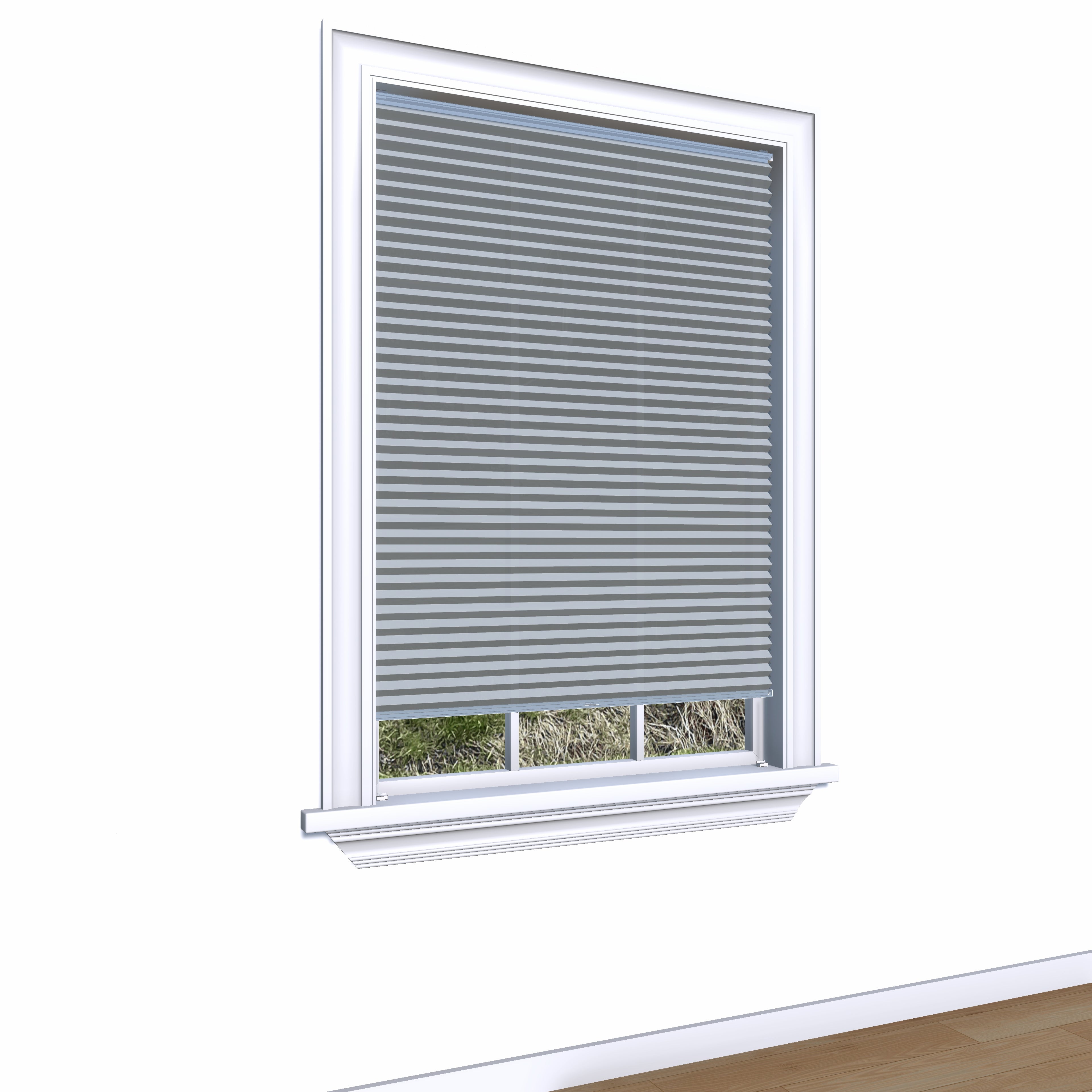 Honingraat Plisségordijn lichtdoorlatend - Style licht grijs