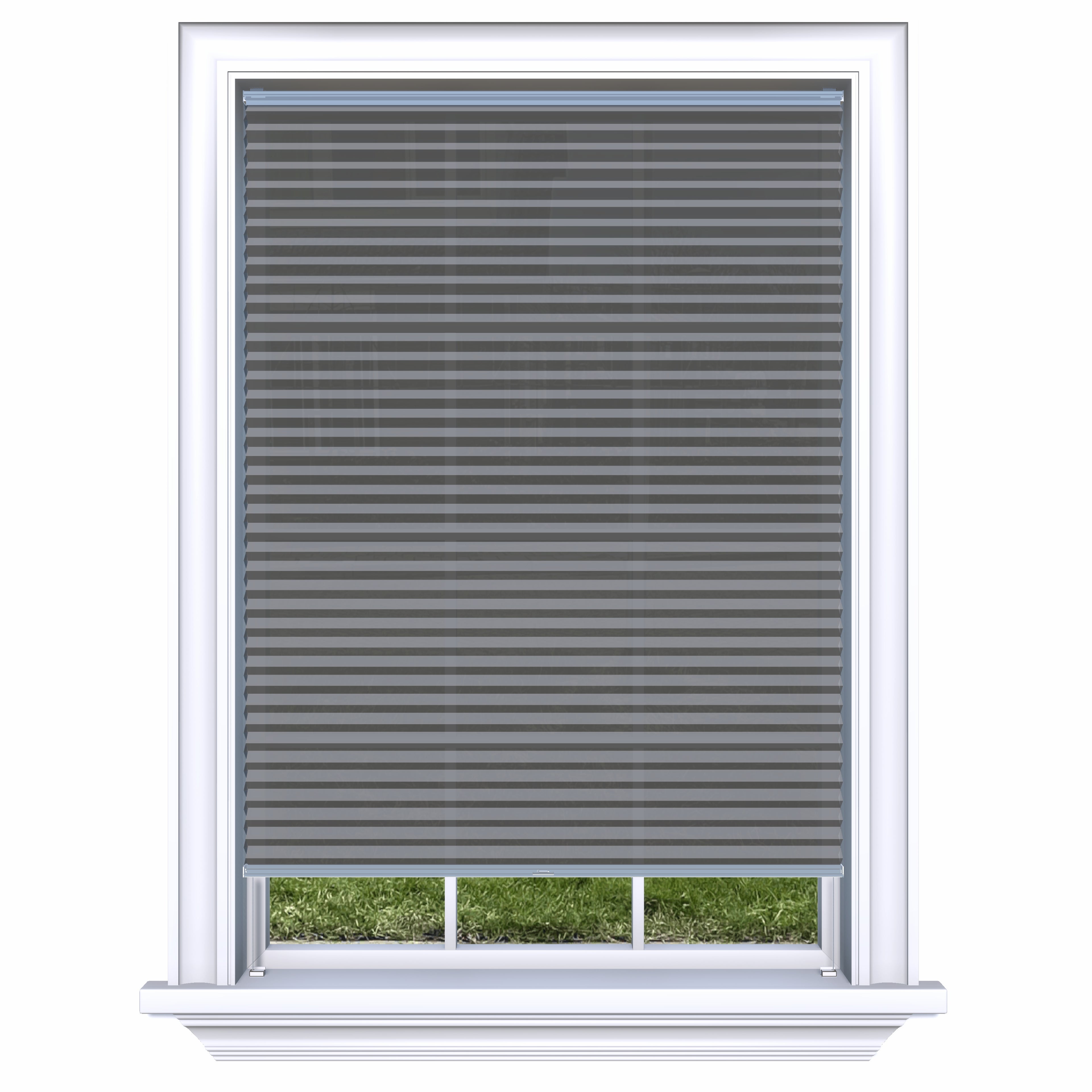 Easy Click Honingraat Plisségordijn lichtdoorlatend - Prime donkergrijs