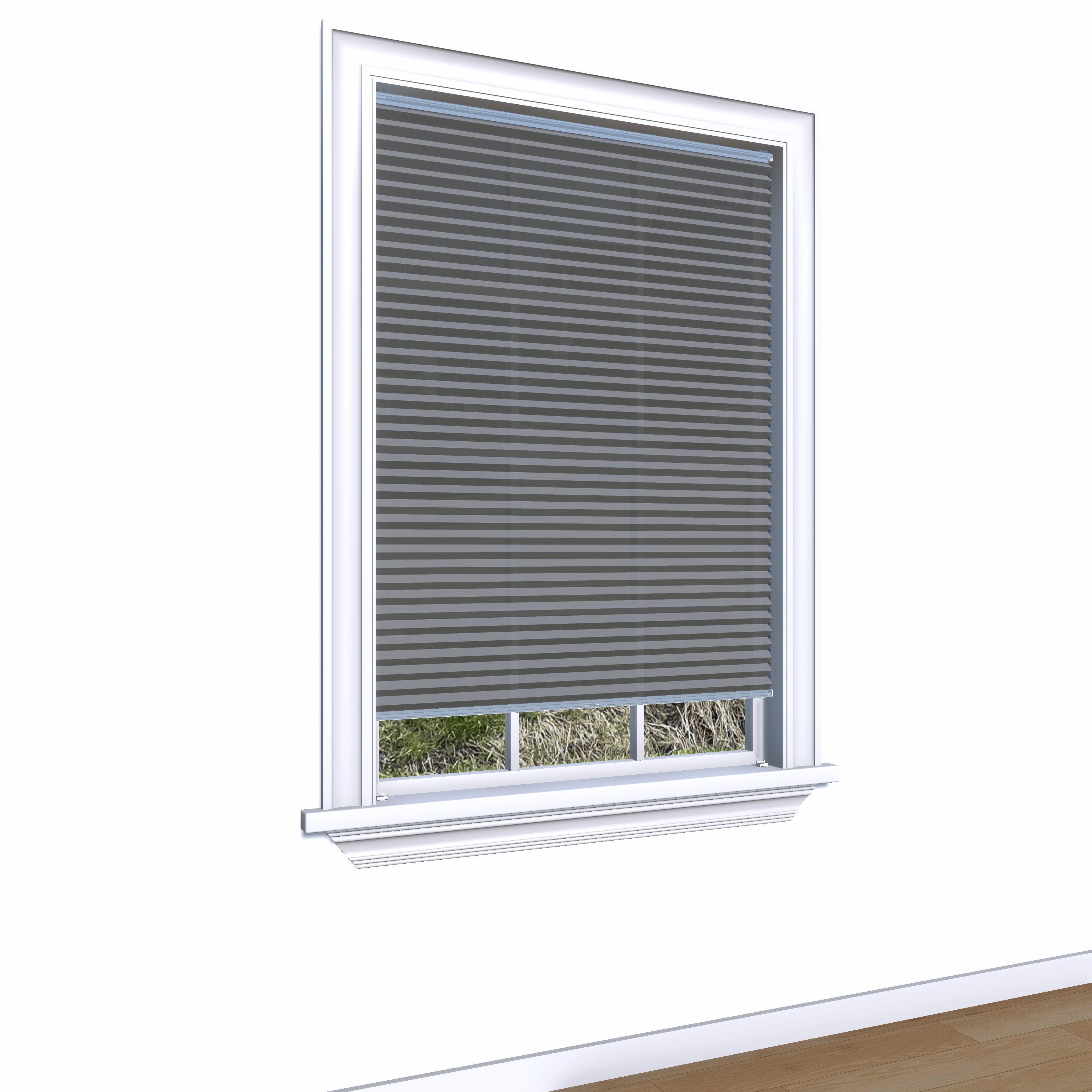 Easy Click Honingraat Plisségordijn lichtdoorlatend - Prime donkergrijs