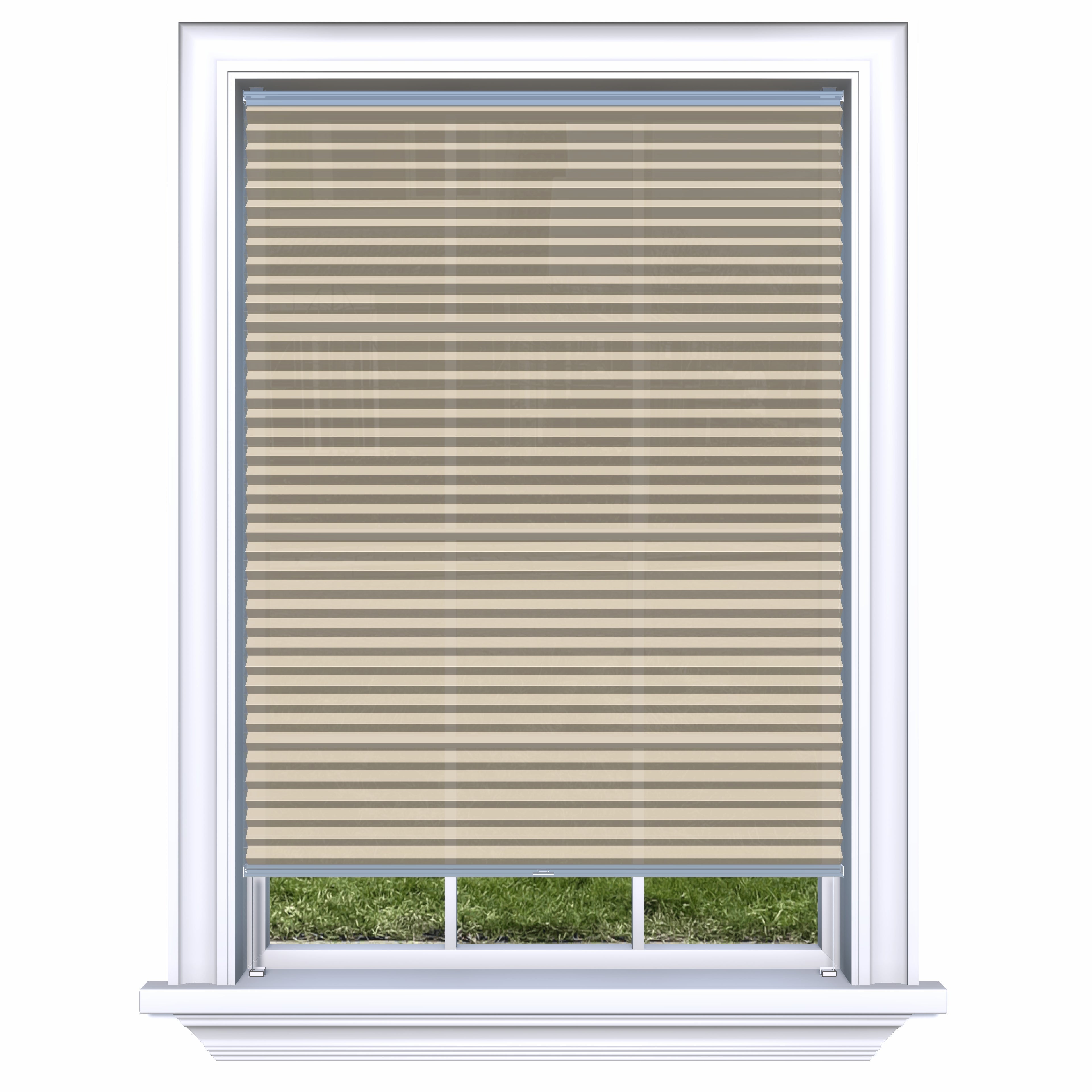 Honingraat Plisségordijn lichtdoorlatend - Pure crème