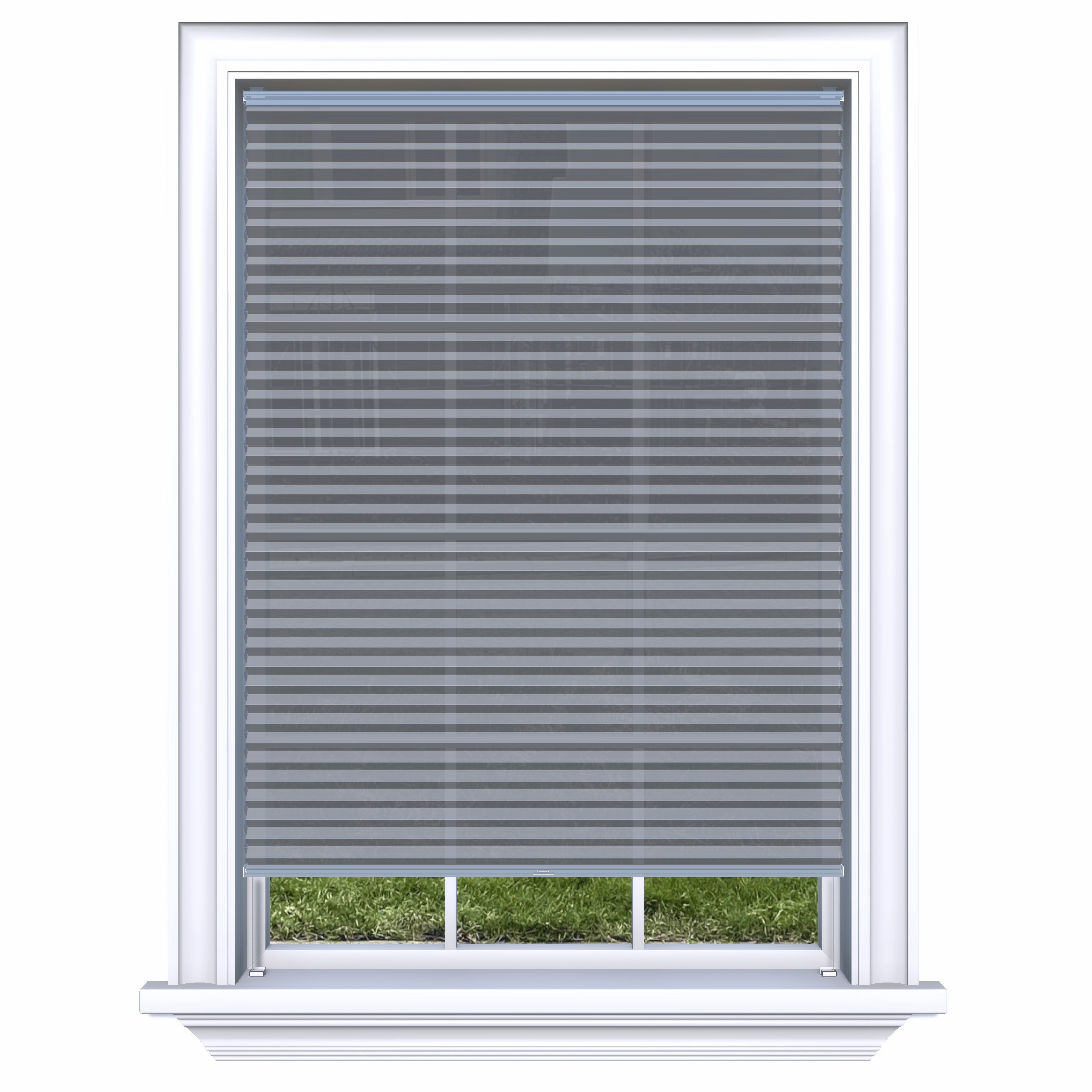 Honingraat Plisségordijn lichtdoorlatend - Pure grijs