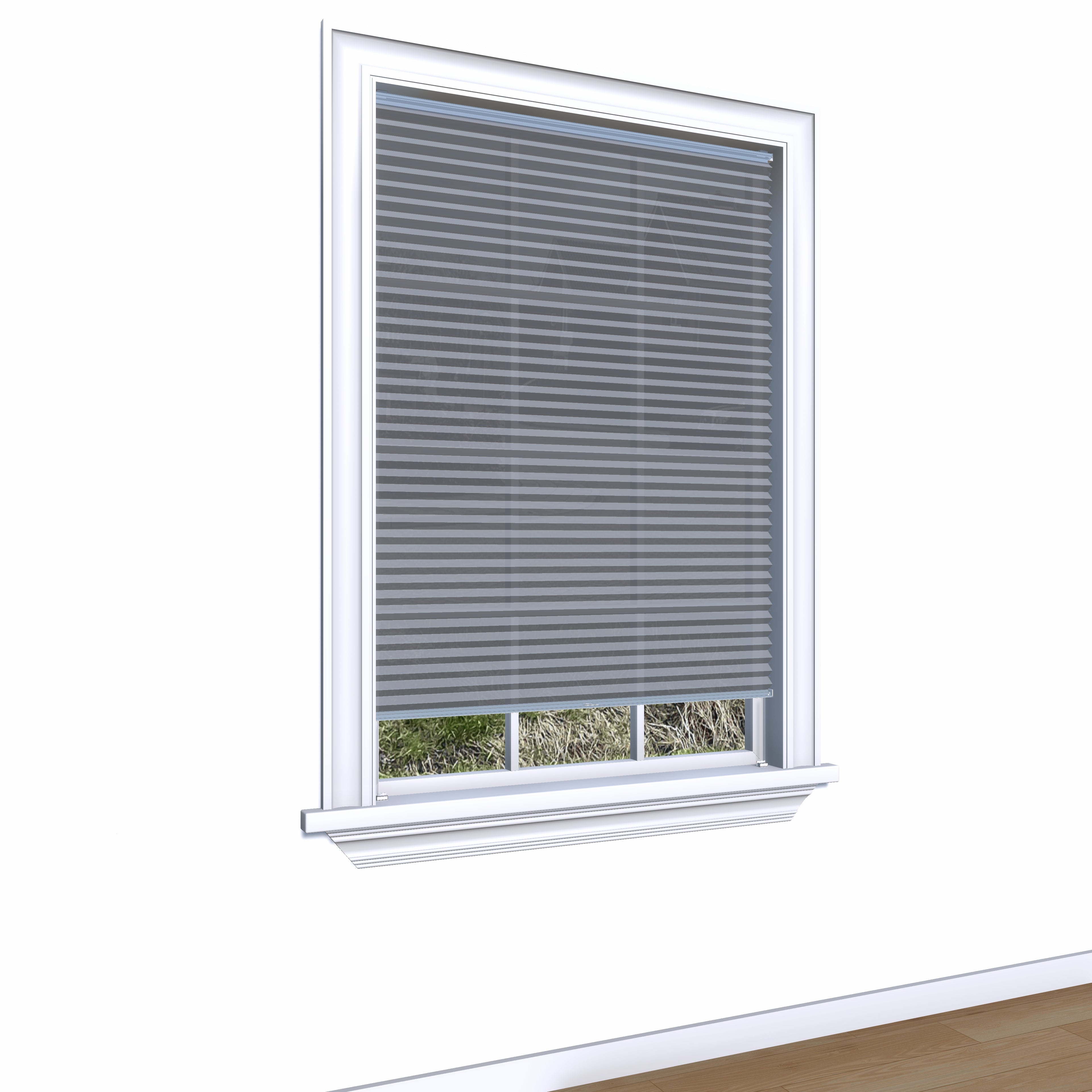 Honingraat Plisségordijn lichtdoorlatend - Pure grijs