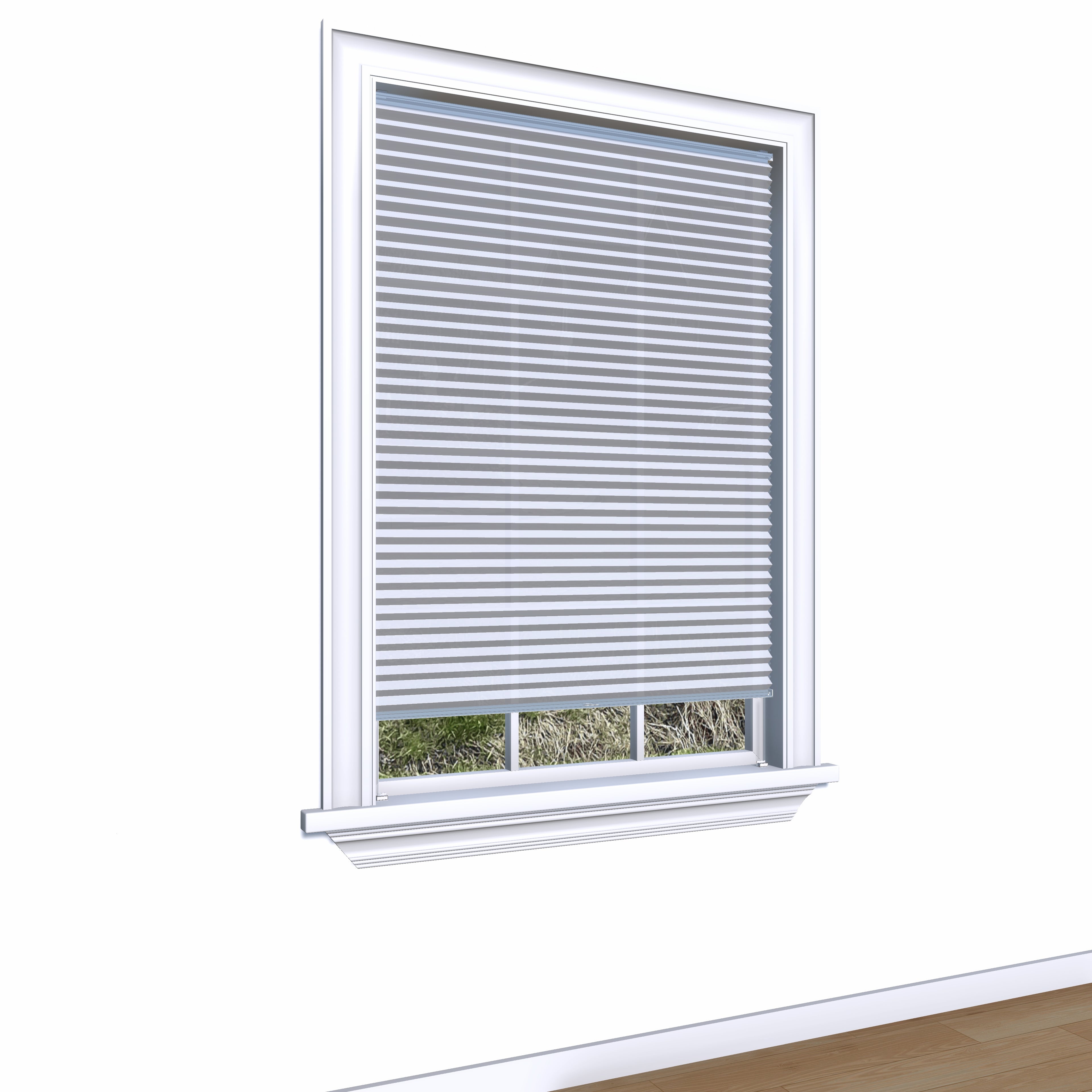 Honingraat Plisségordijn lichtdoorlatend - Pure wit