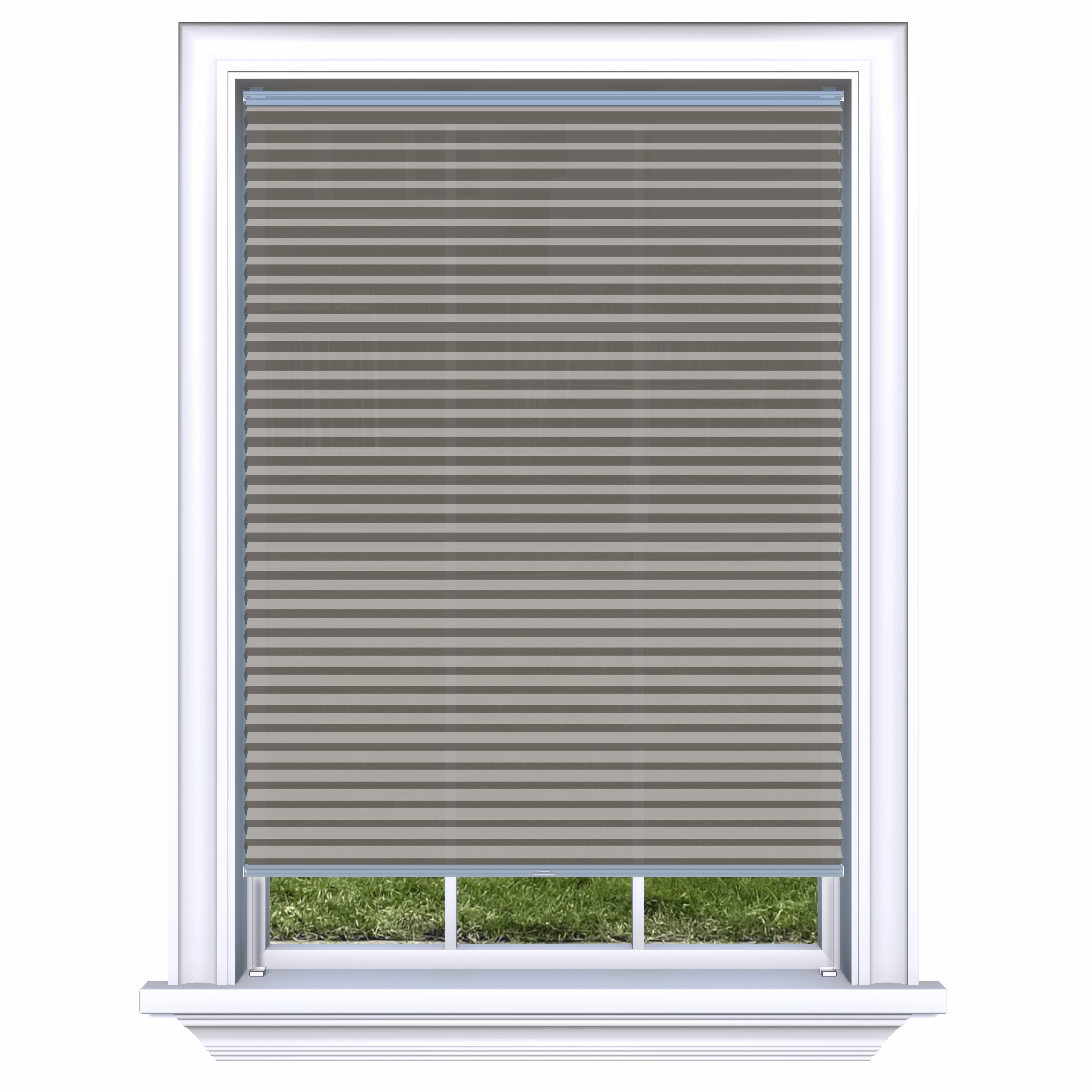 Honingraat Plisségordijn lichtdoorlatend - Aqua lichtbruin