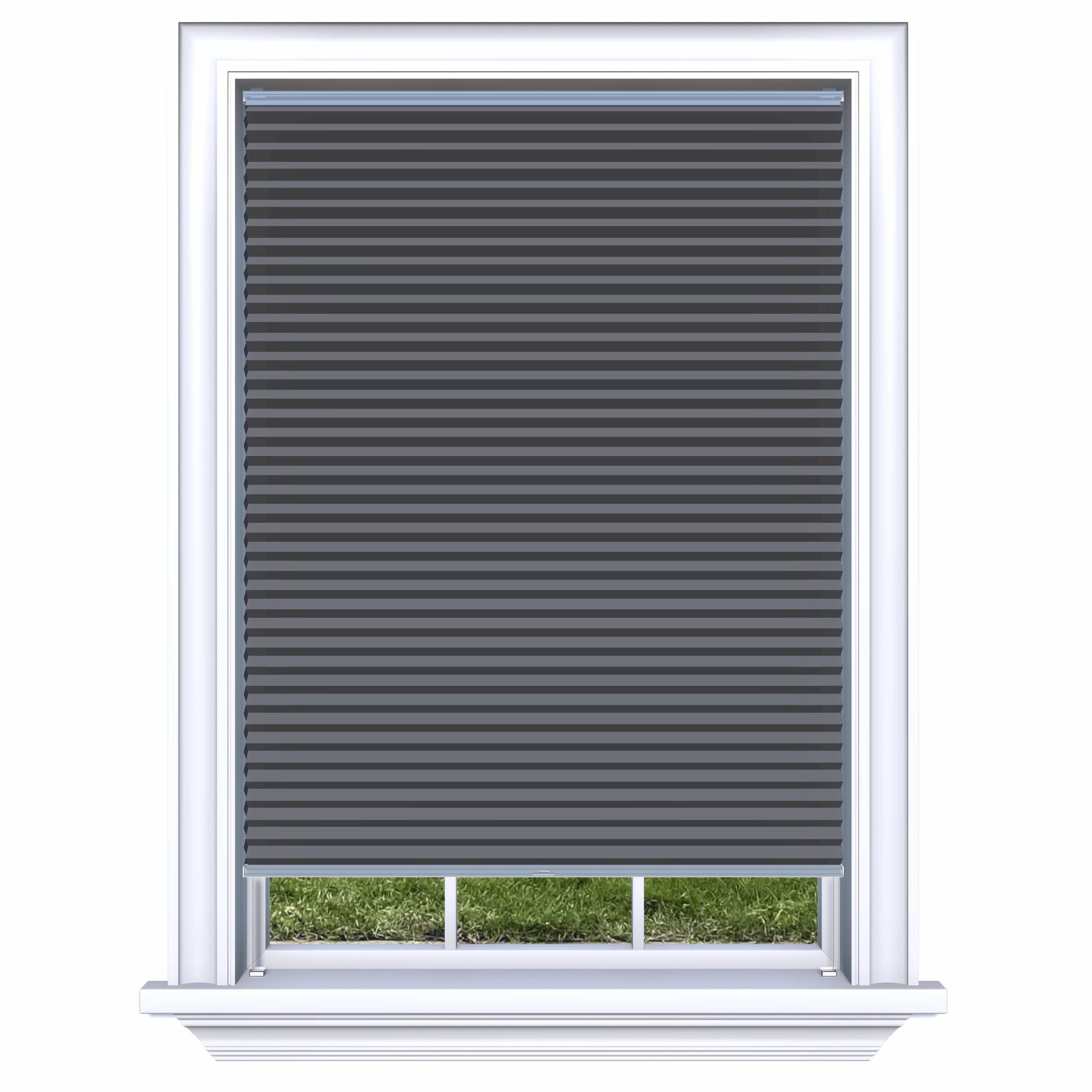 Honingraat Plisségordijn lichtdoorlatend - Aqua lichtgrijs