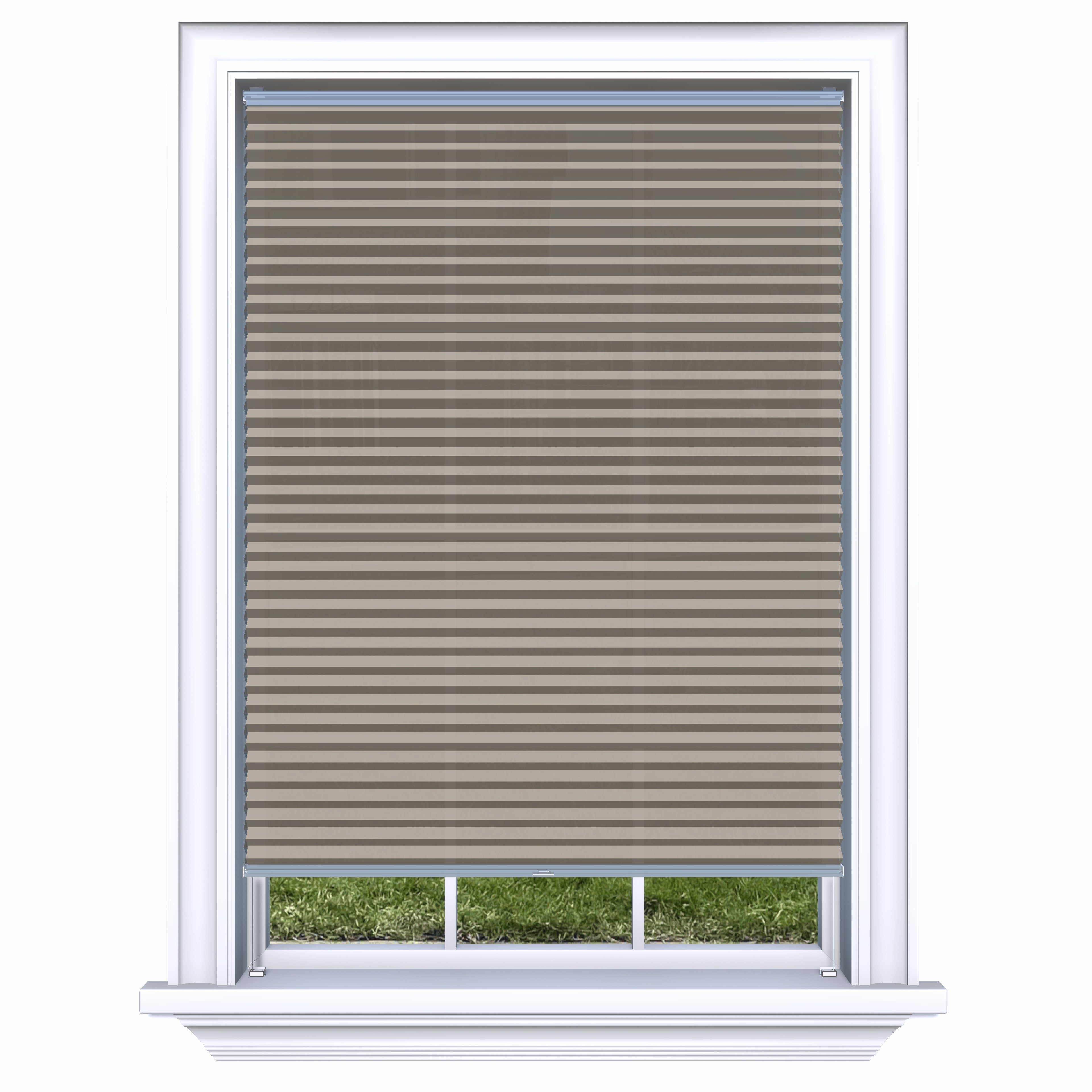 Honingraat Plisségordijn lichtdoorlatend - Style taupe