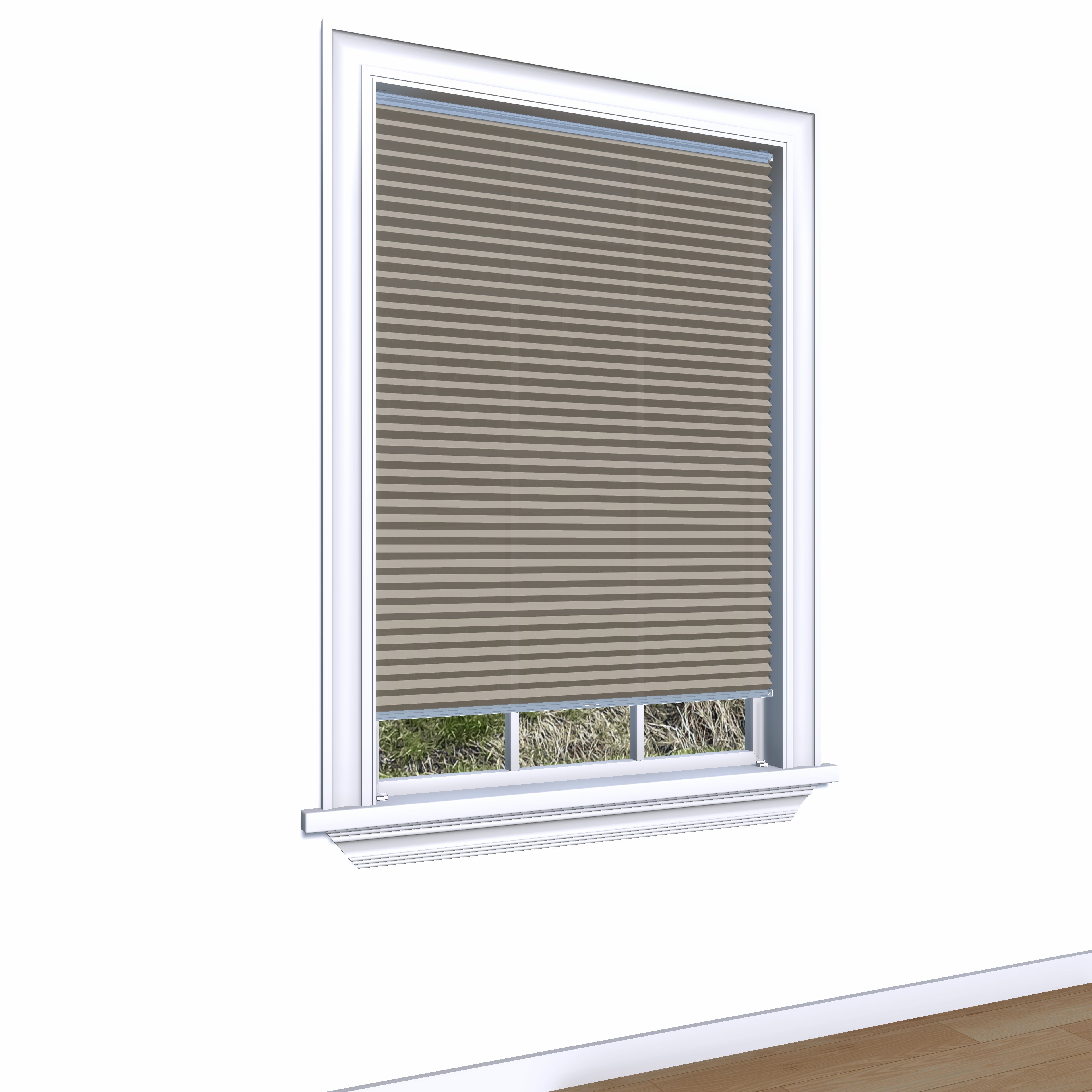 Honingraat Plisségordijn lichtdoorlatend - Style taupe