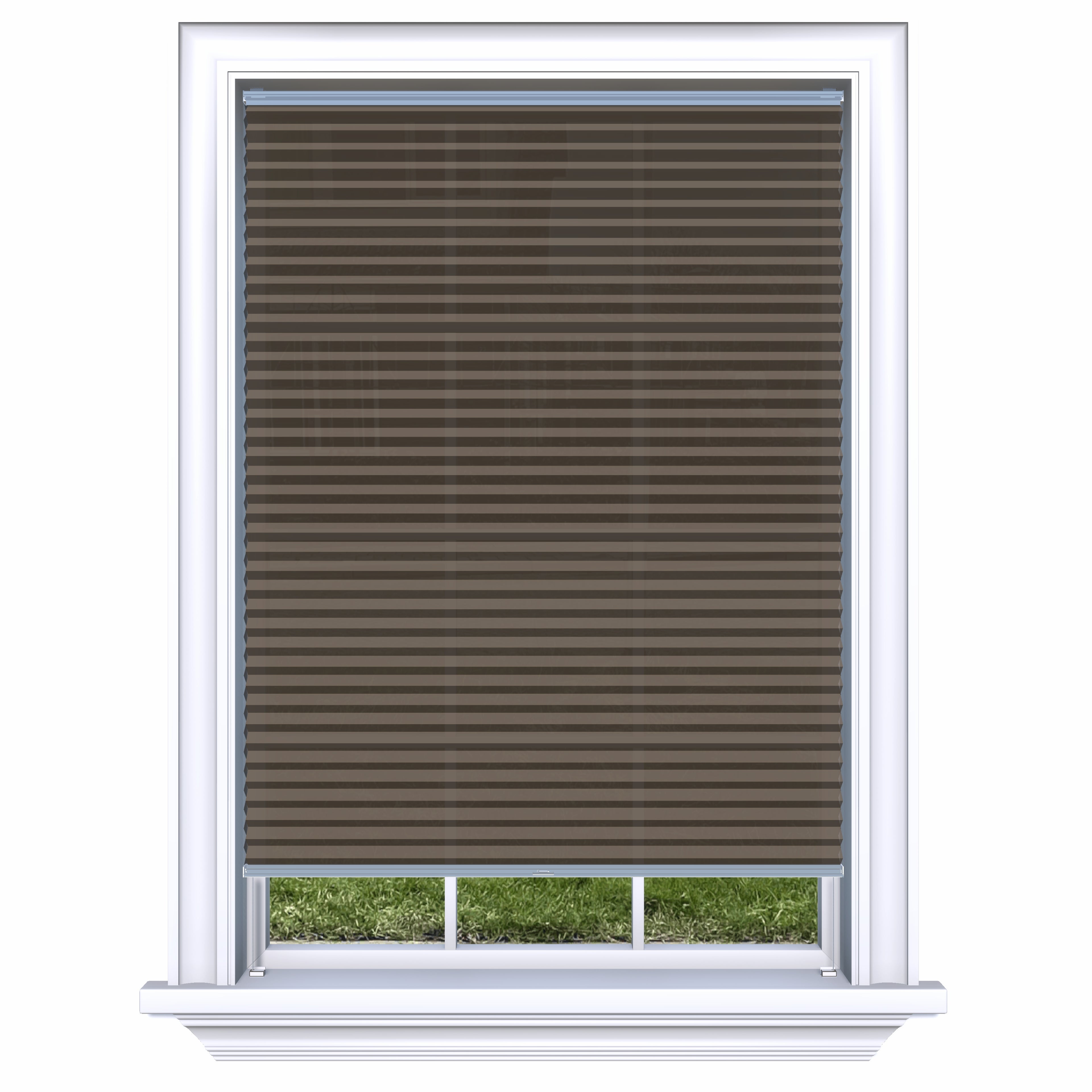 Honingraat Plisségordijn verduisterend - Spark bruin