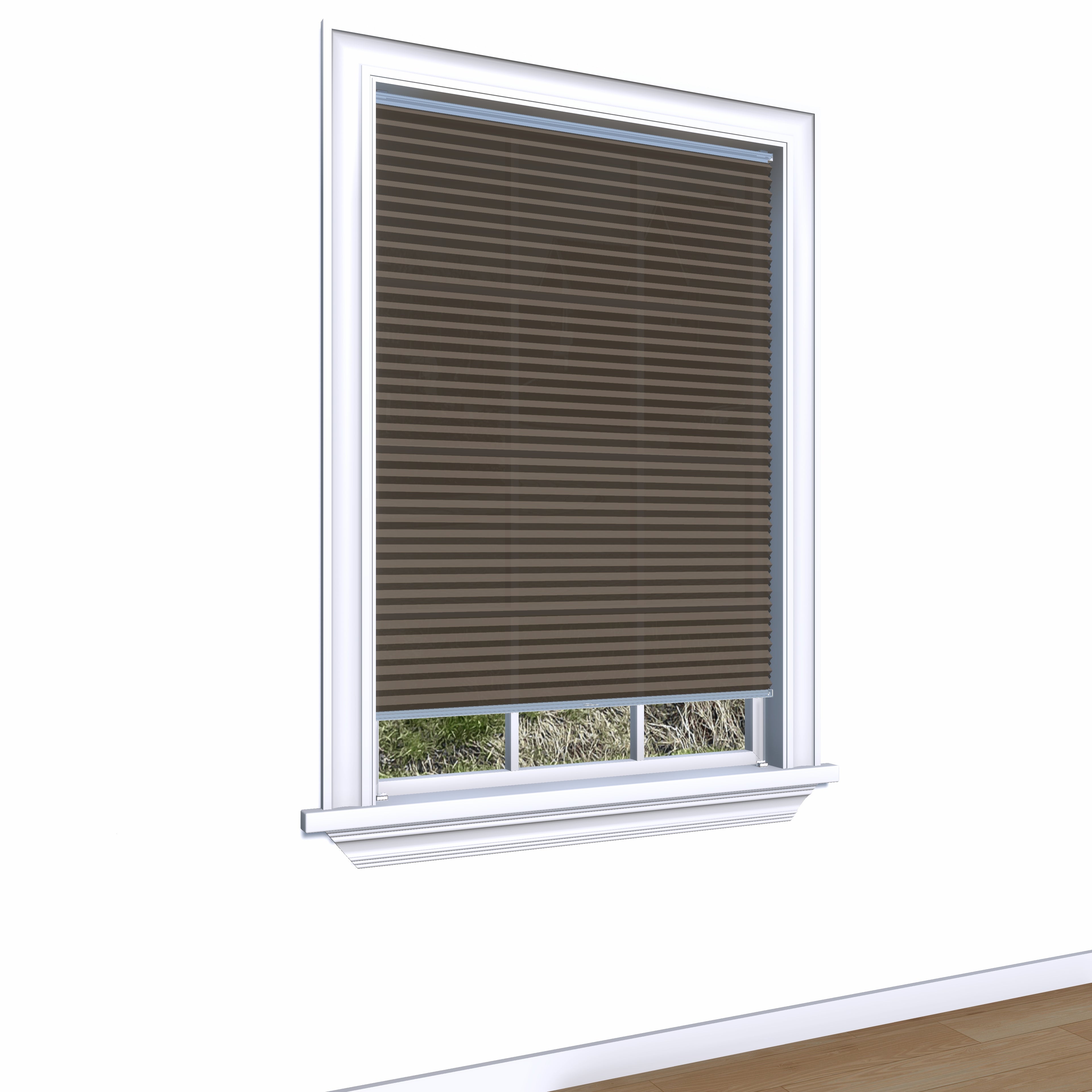 Honingraat Plisségordijn verduisterend - Spark bruin