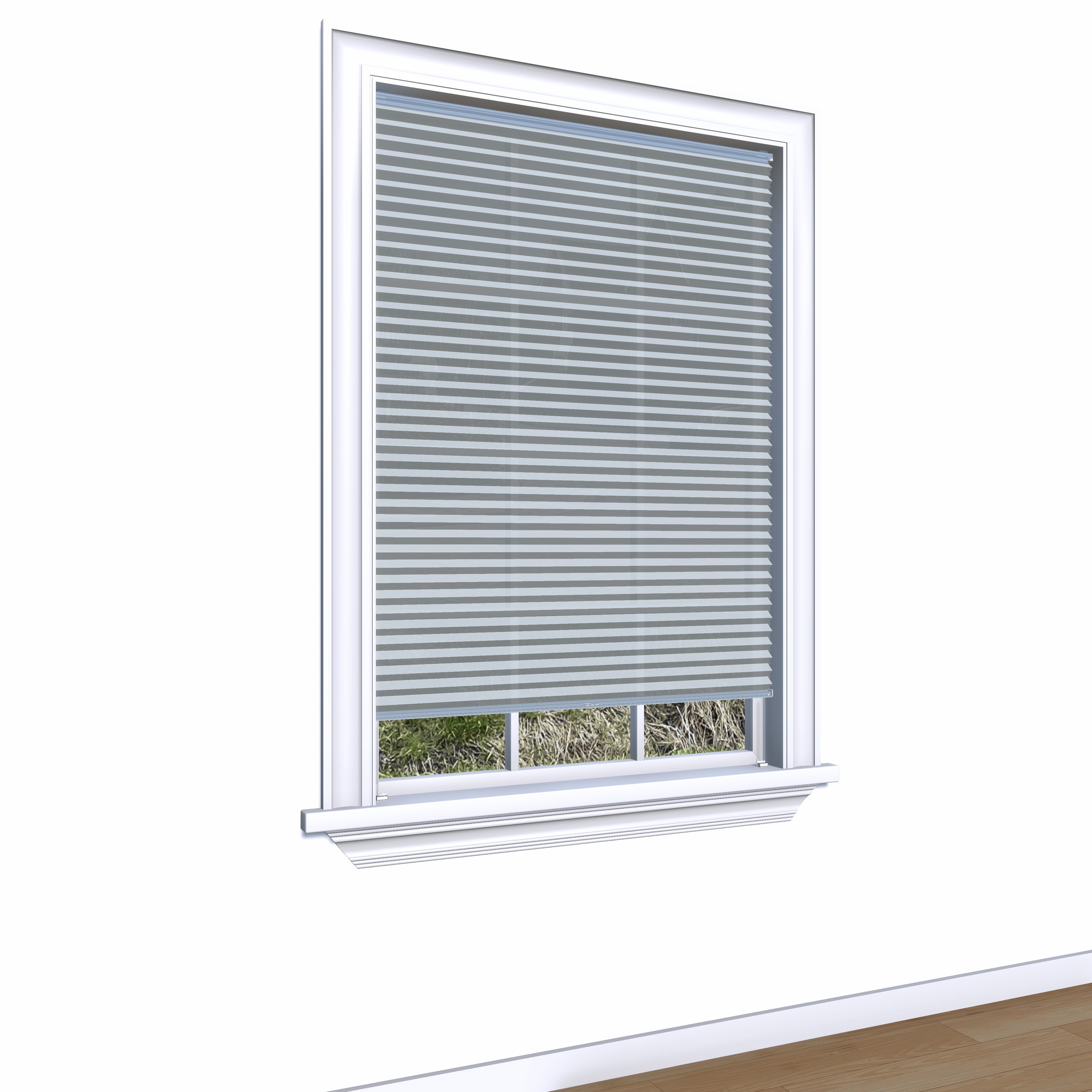 Honingraat Plisségordijn lichtdoorlatend - Luxury lichtgrijs