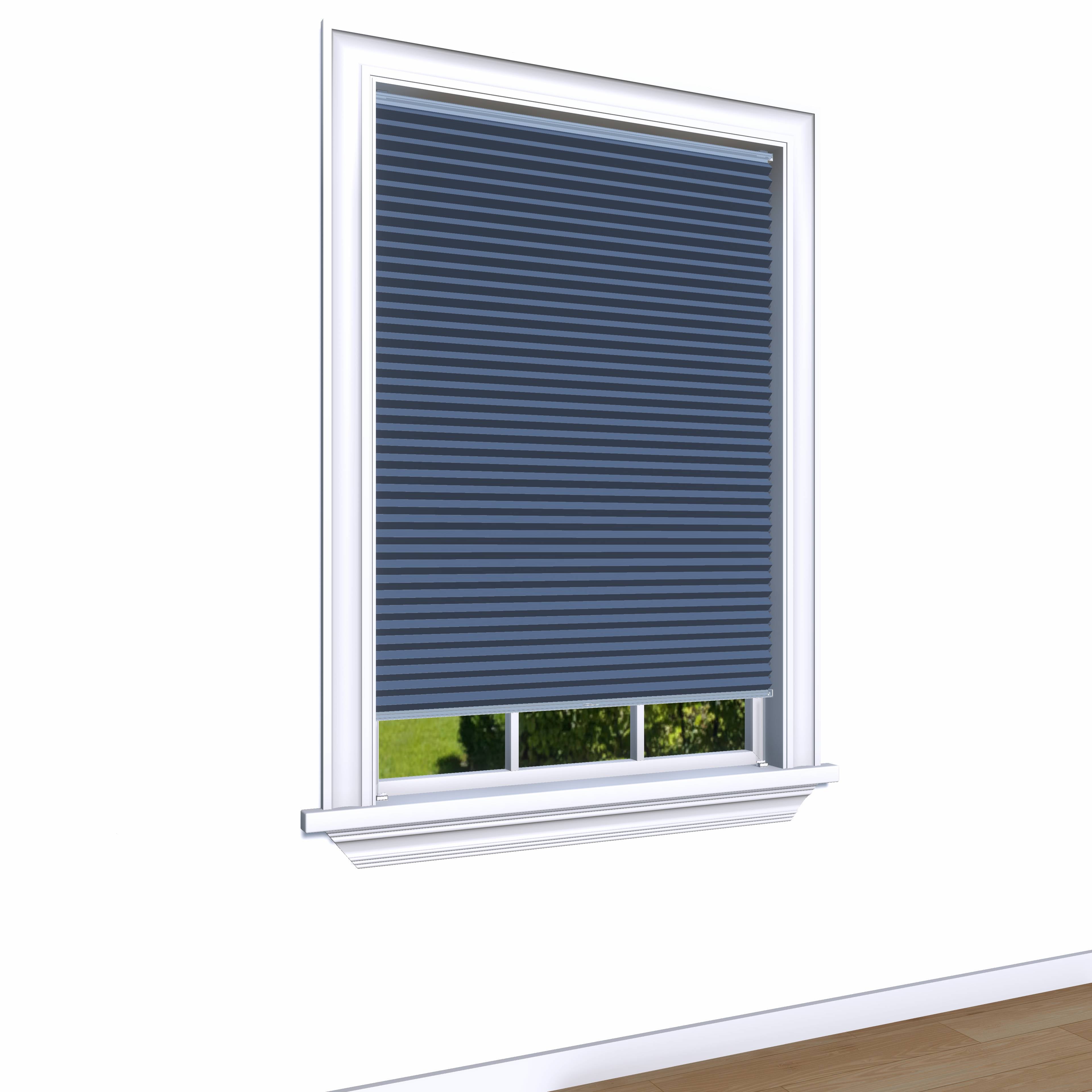 Honingraat Plisségordijn verduisterend - Dense blauw