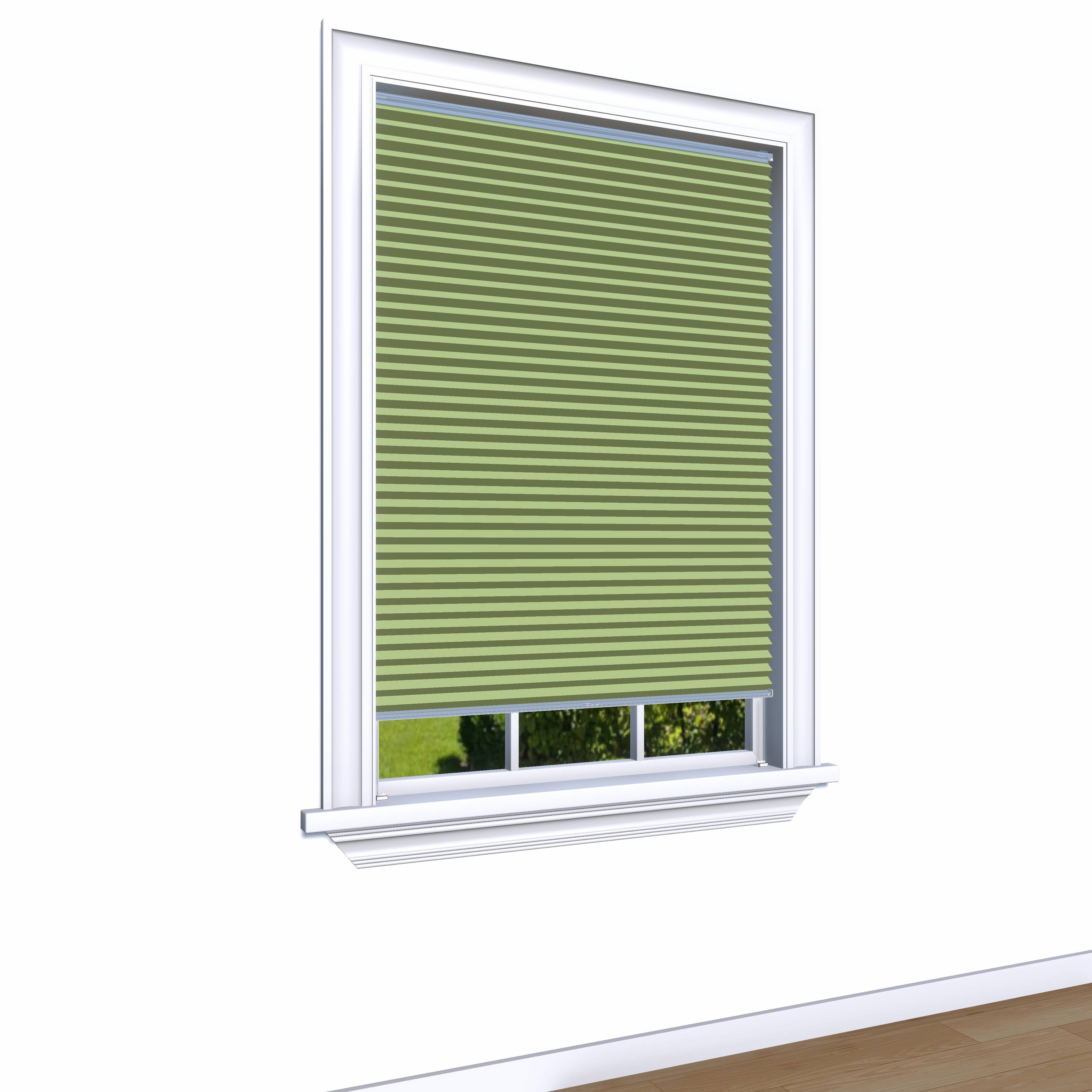 Honingraat Plisségordijn verduisterend - Dense groen