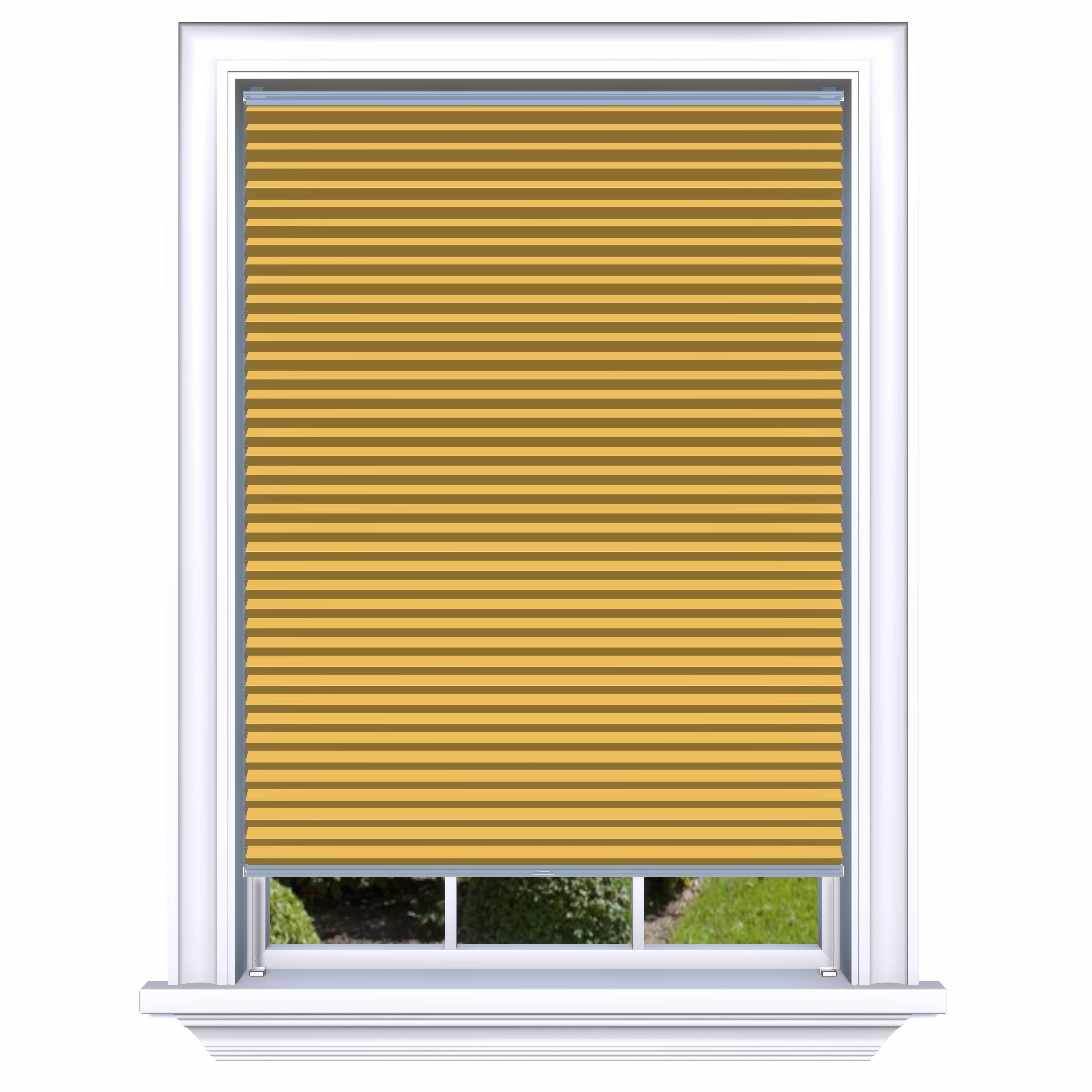 Honingraat Plisségordijn verduisterend - Dense oranje