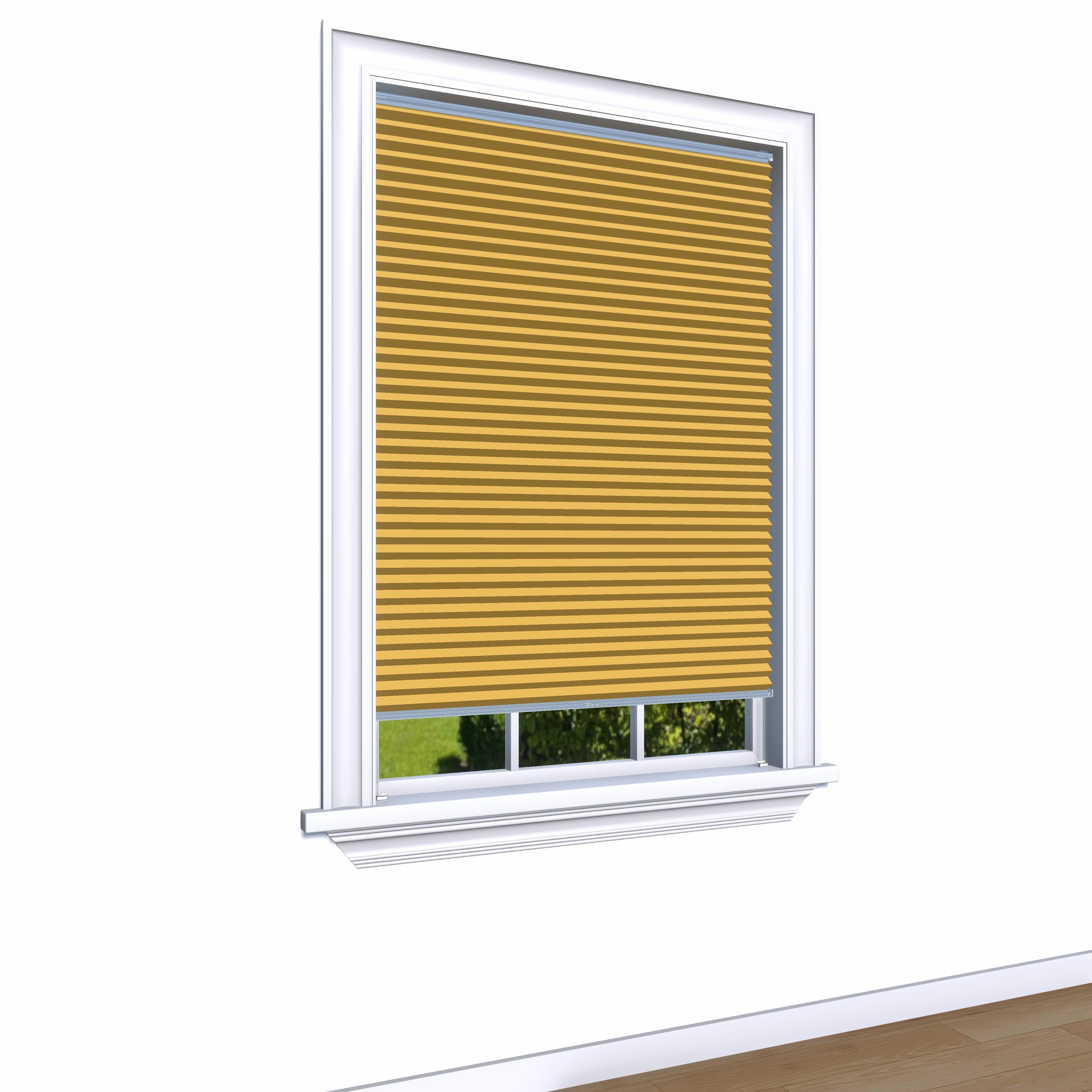 Honingraat Plisségordijn verduisterend - Dense oranje