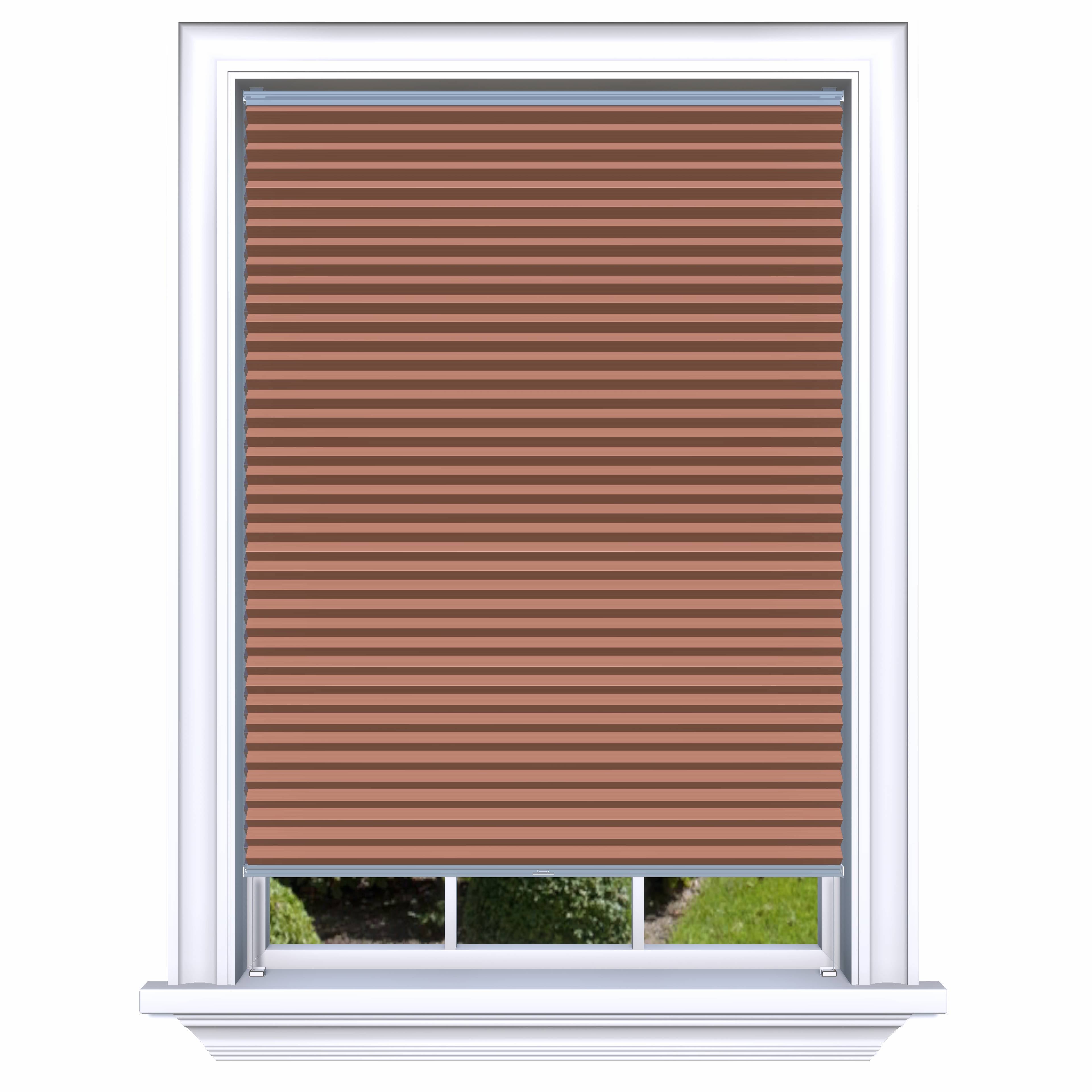 Honingraat Plisségordijn verduisterend - Dense rood