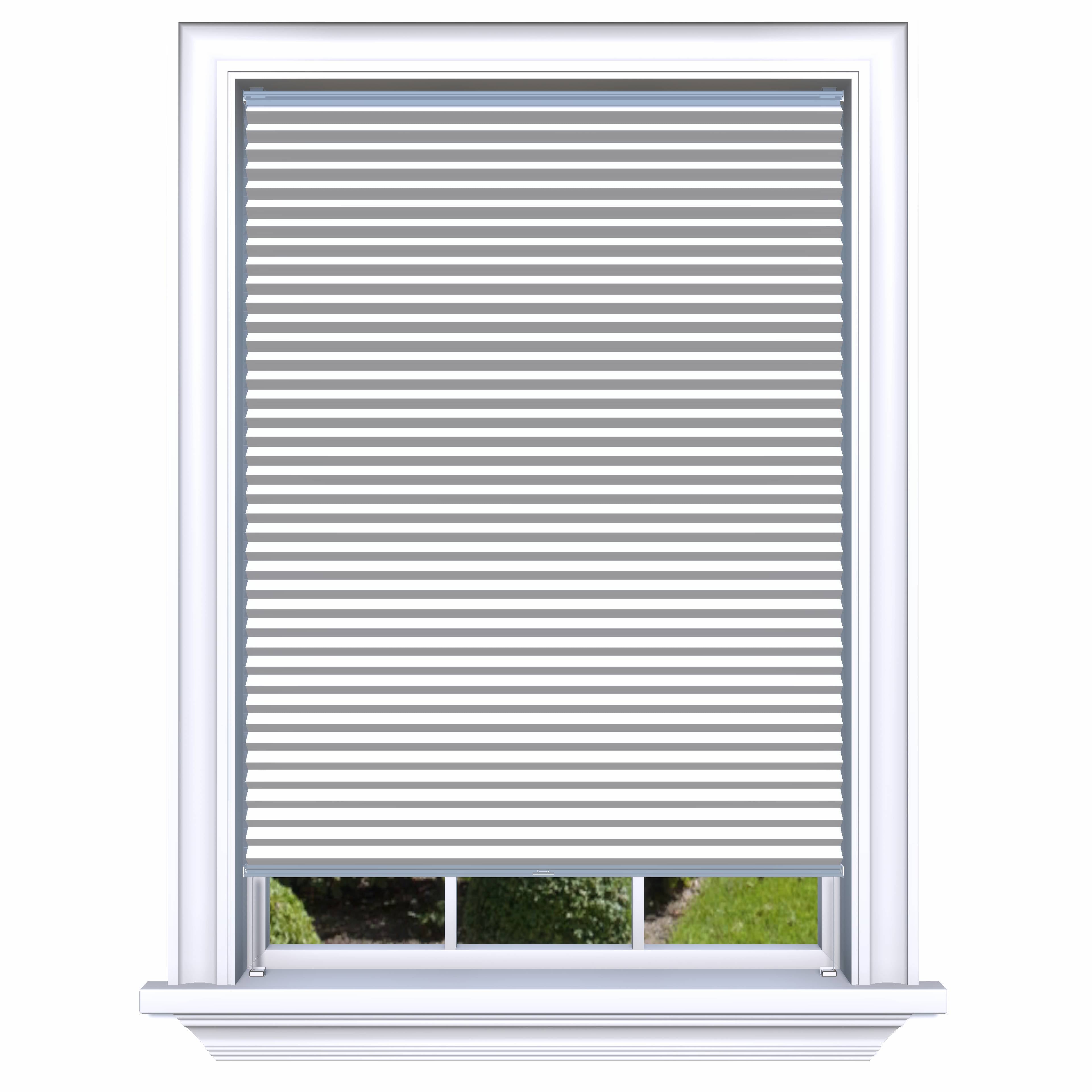 Honingraat Plisségordijn verduisterend - Dense wit