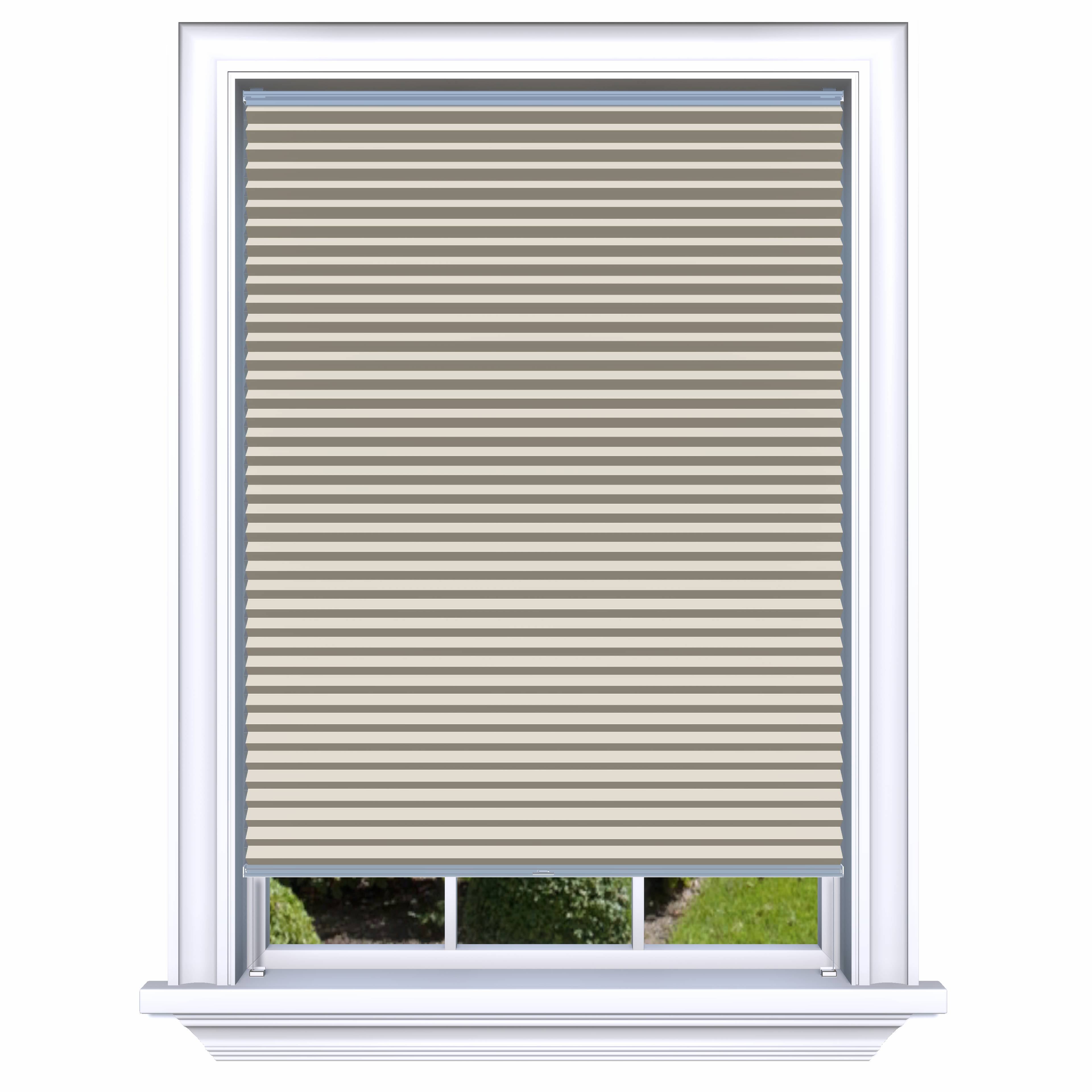 Honingraat Plisségordijn verduisterend - Double beige