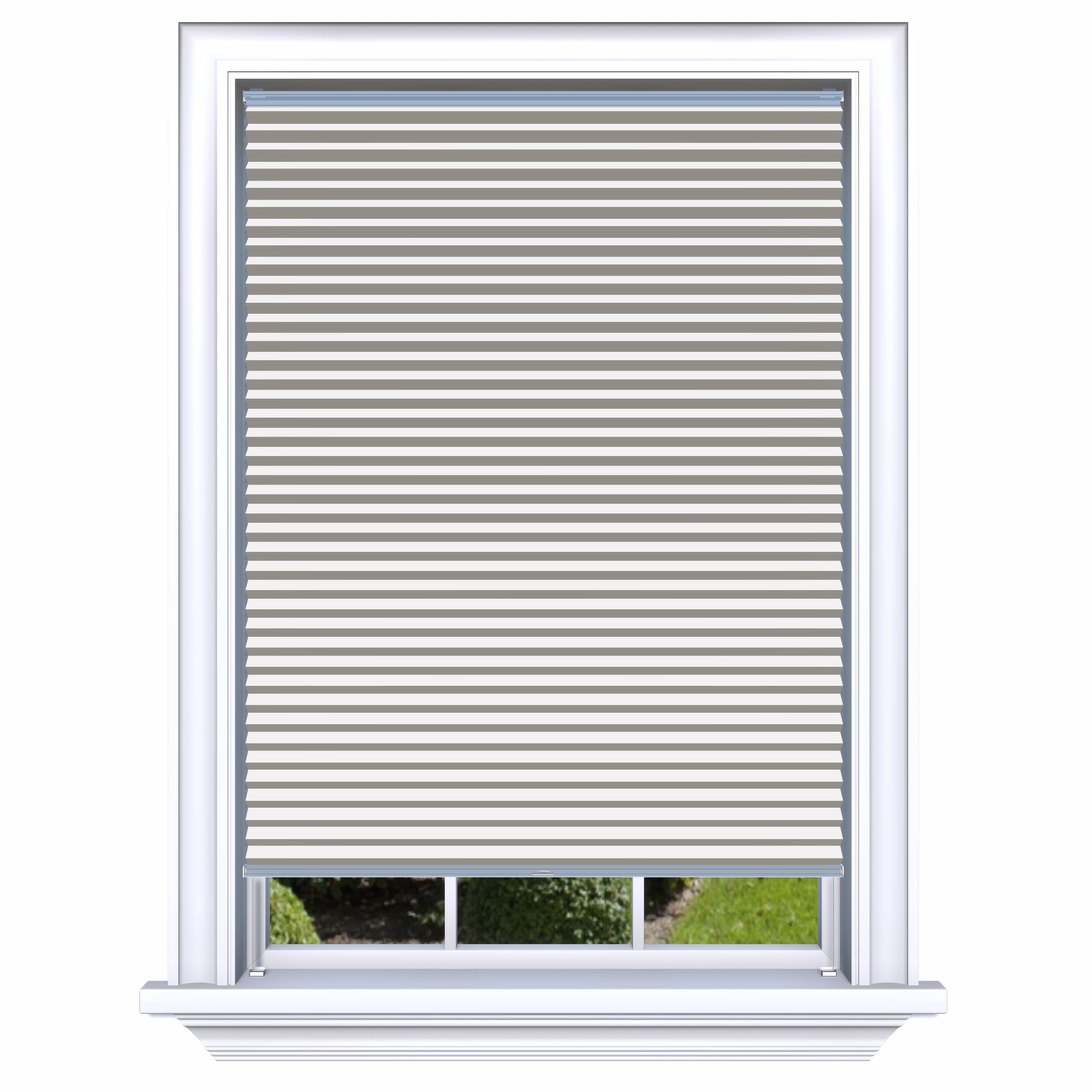 Honingraat Plisségordijn verduisterend - Double licht beige