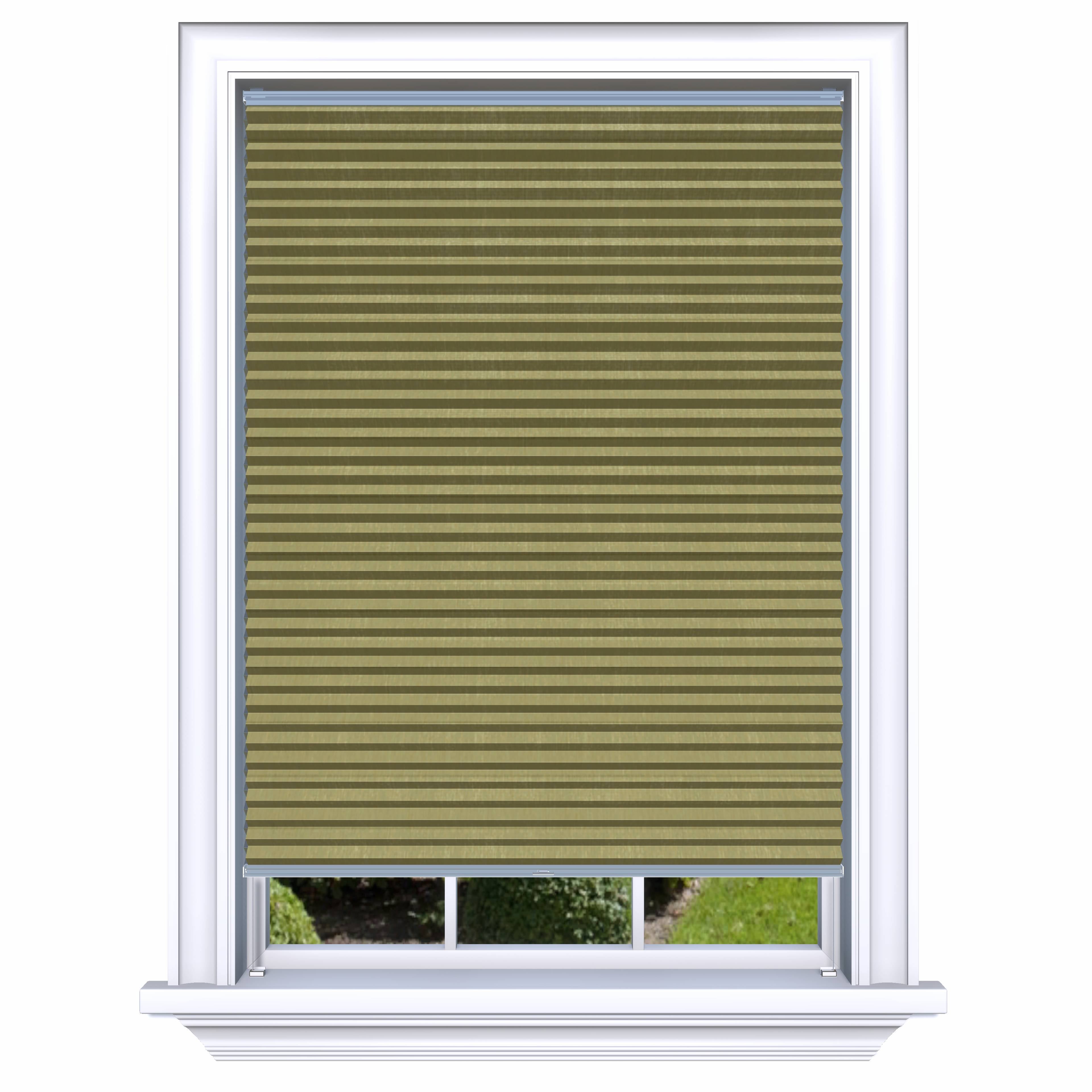 Honingraat Plisségordijn verduisterend - Pure geel