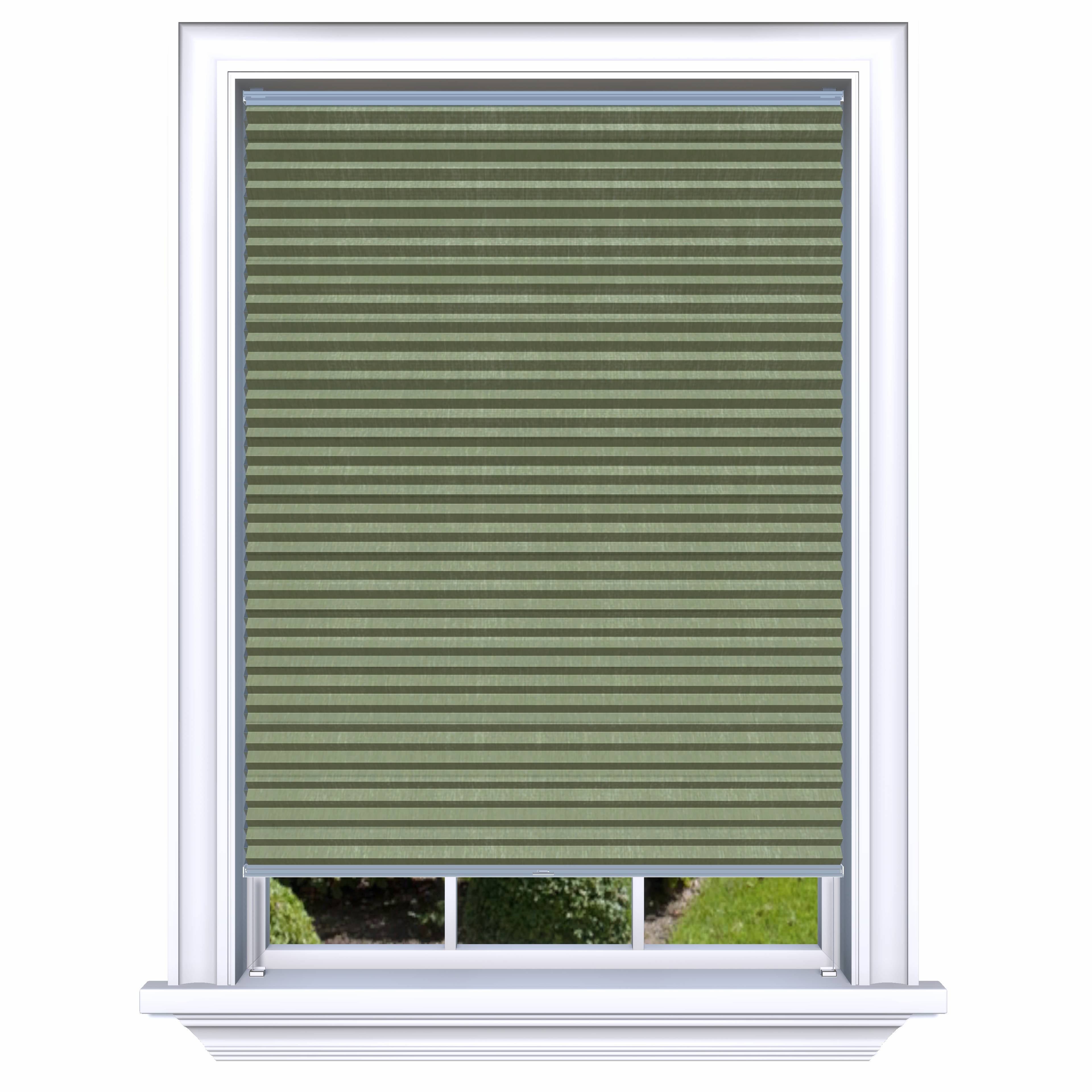 Honingraat Plisségordijn verduisterend - Pure groen