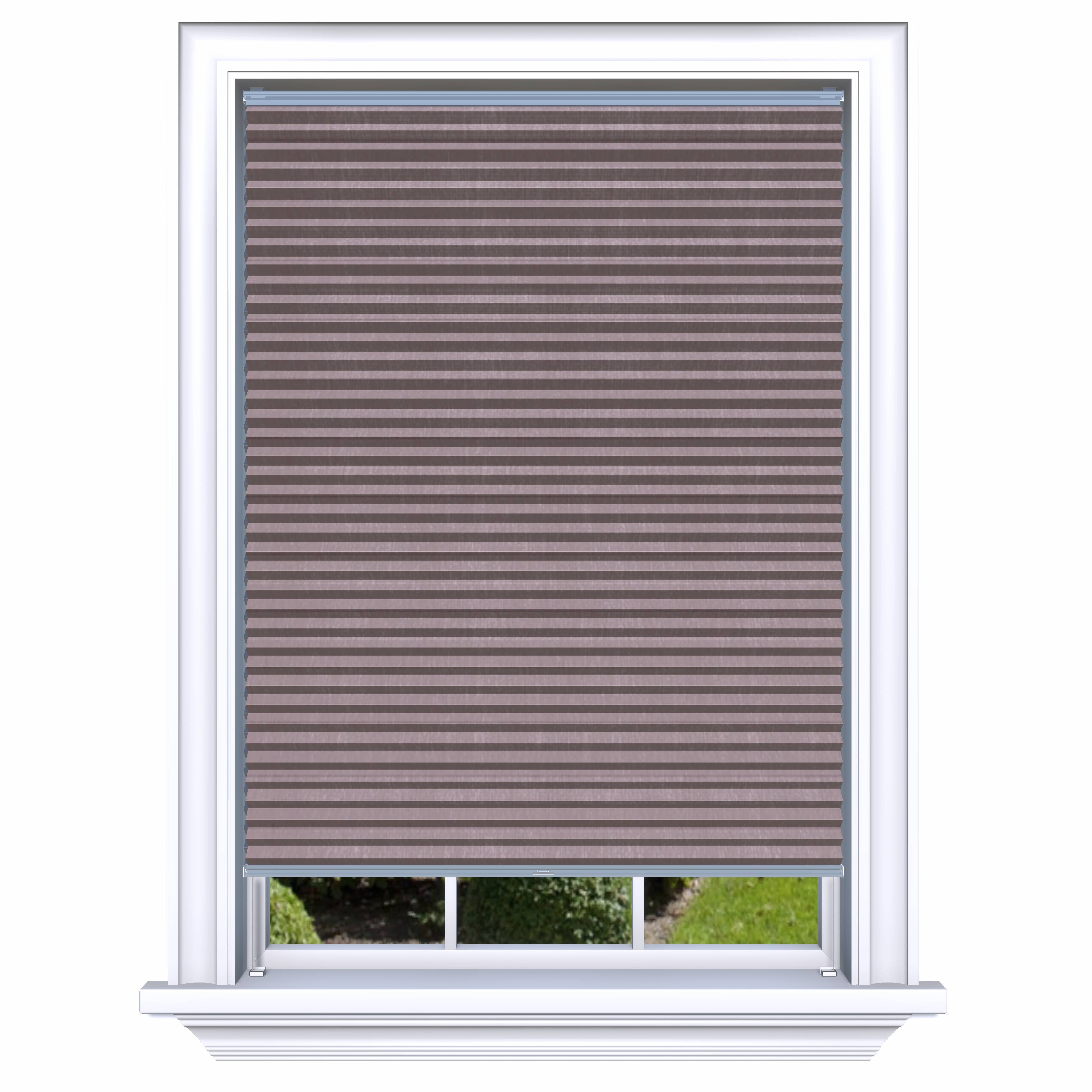 Honingraat Plisségordijn verduisterend - Pure roze