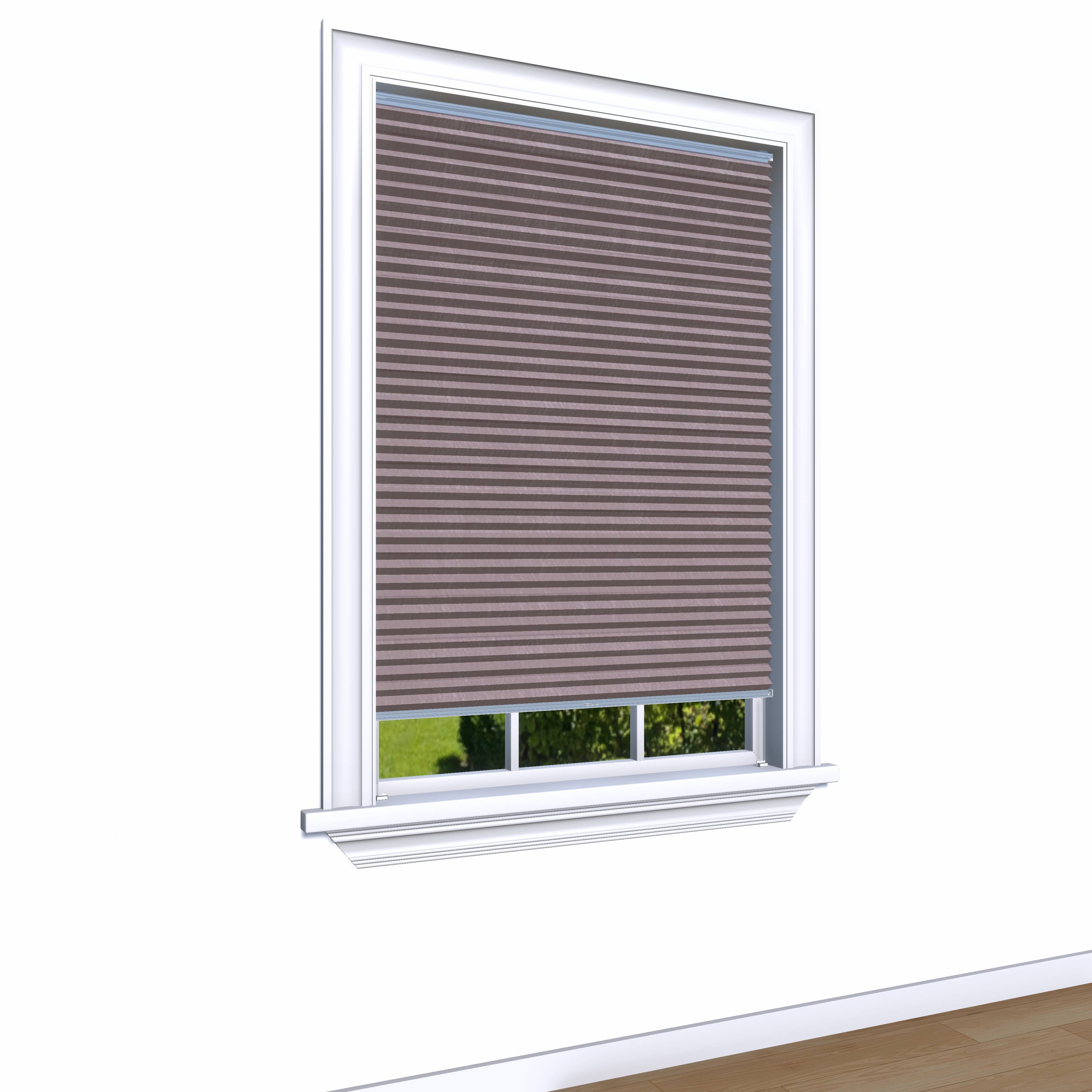 Honingraat Plisségordijn verduisterend - Pure roze