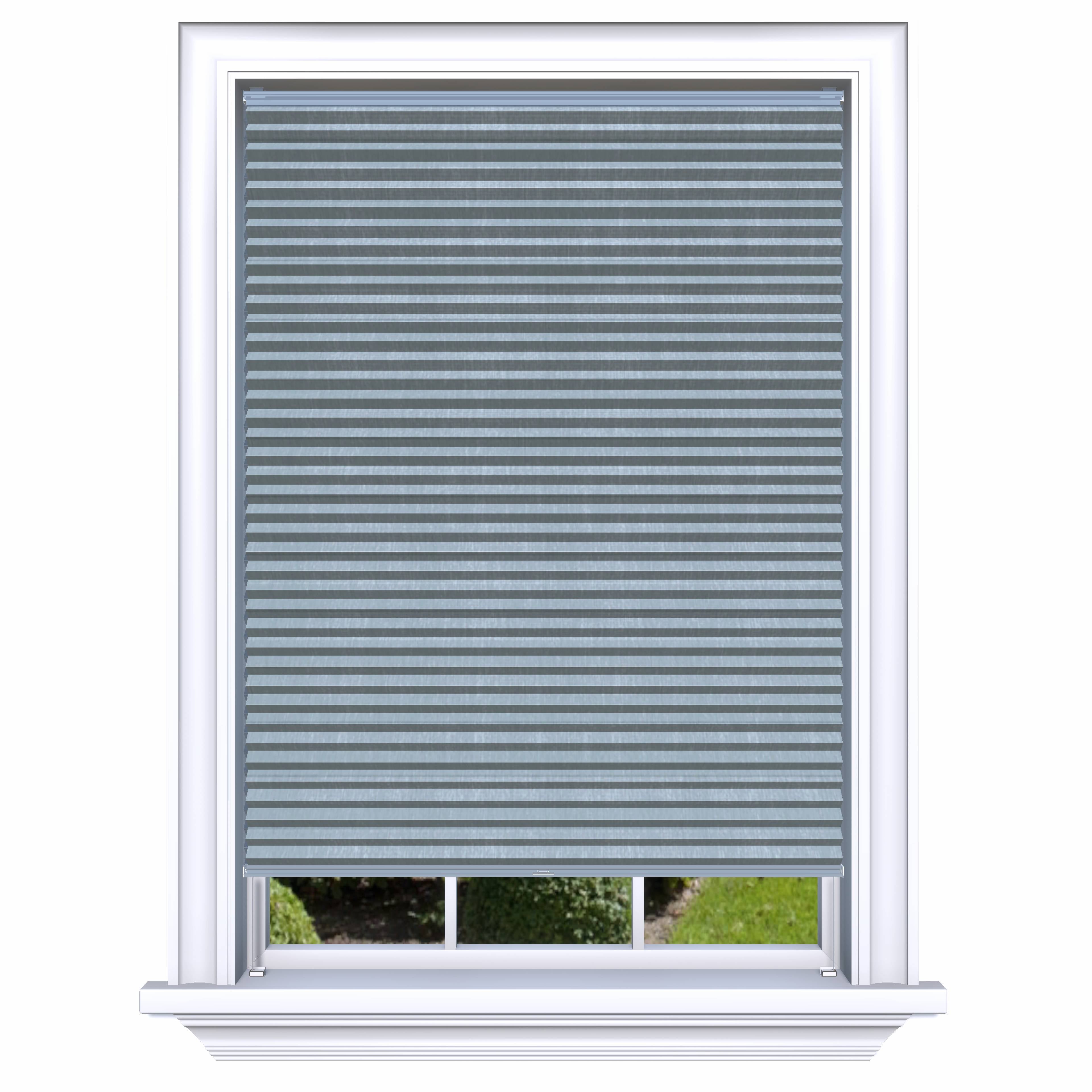 Honingraat Plisségordijn verduisterend - Pure zacht blauw