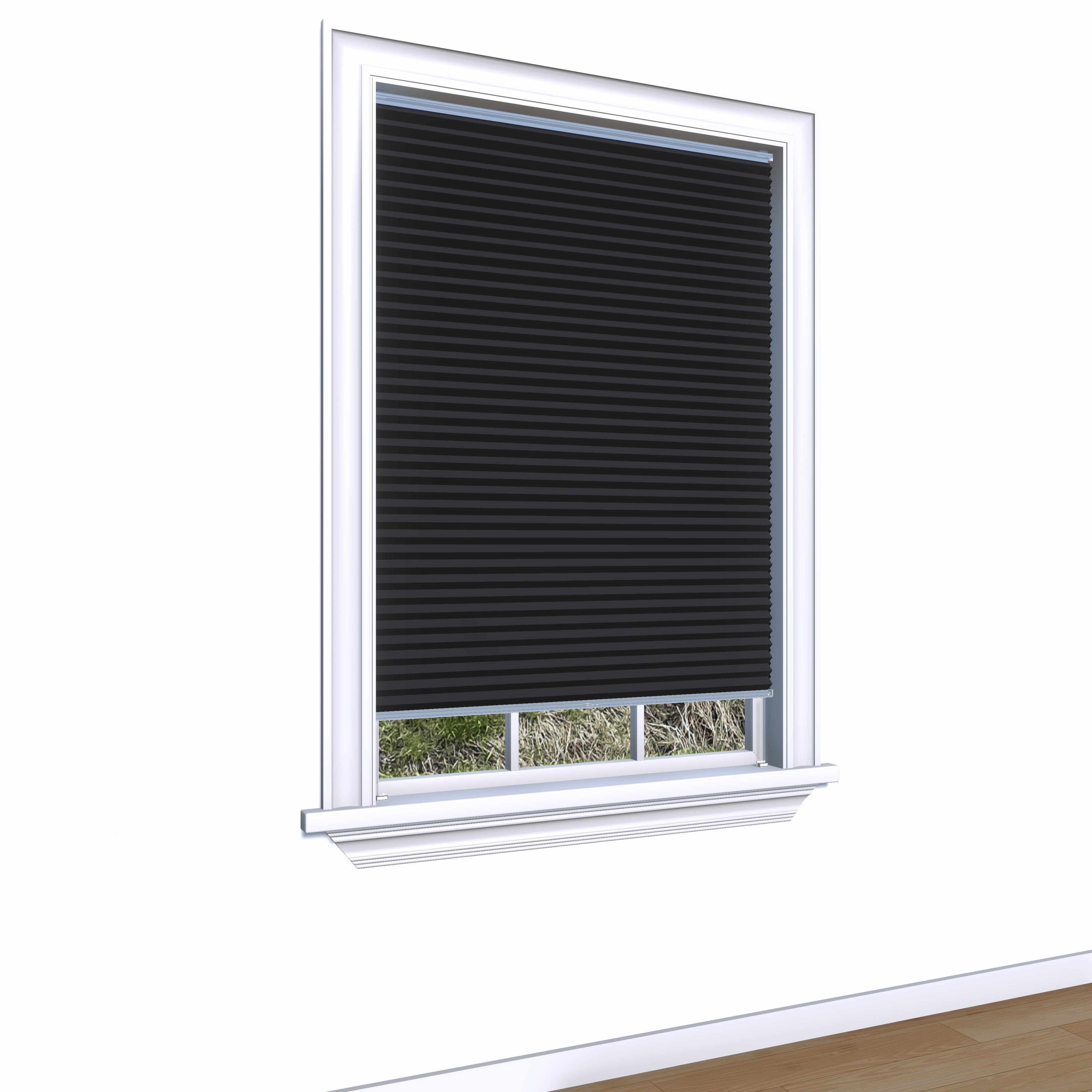 Easy Click Honingraat Plisségordijn lichtdoorlatend - Prime zwart