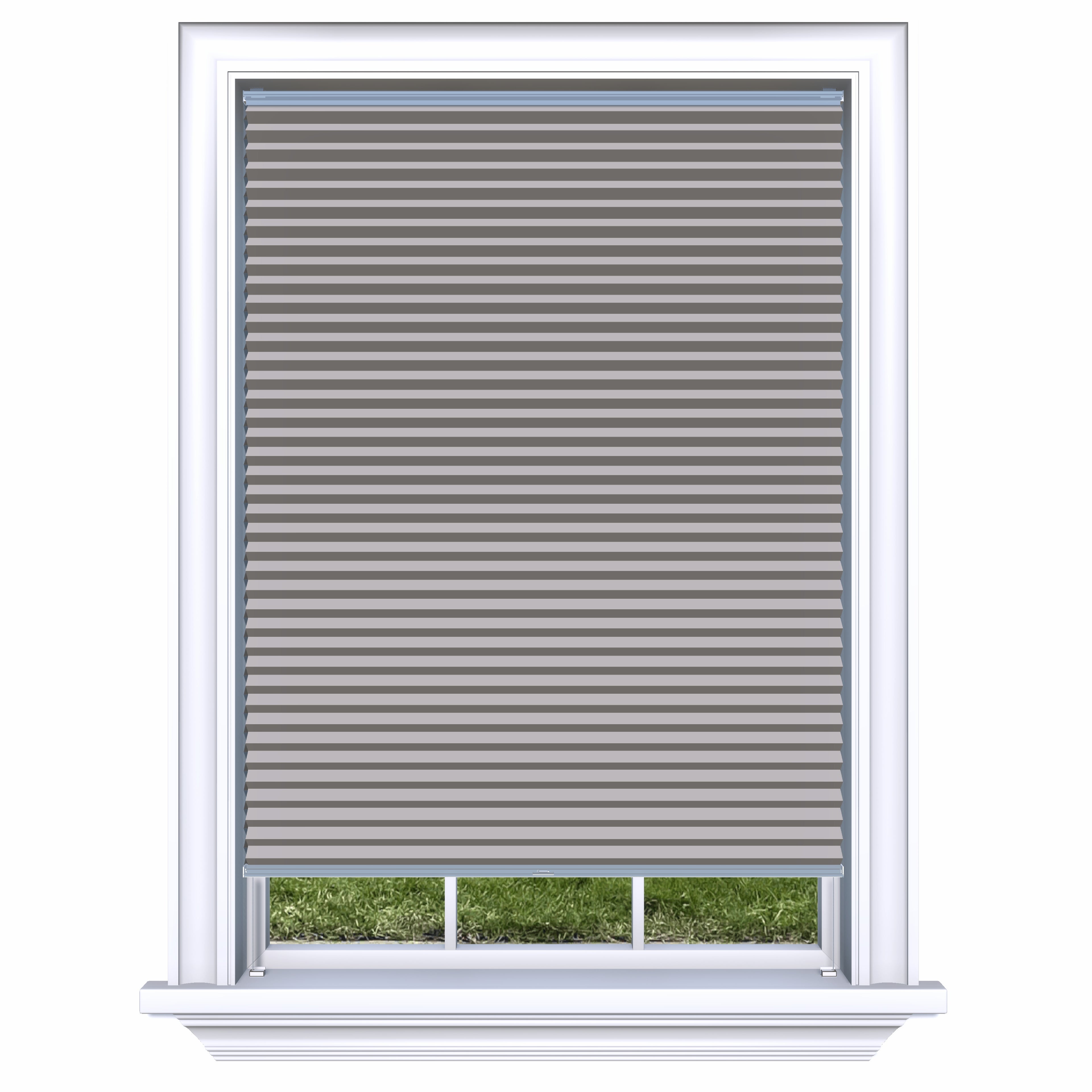 Honingraat Plisségordijn verduisterend - Pure taupe