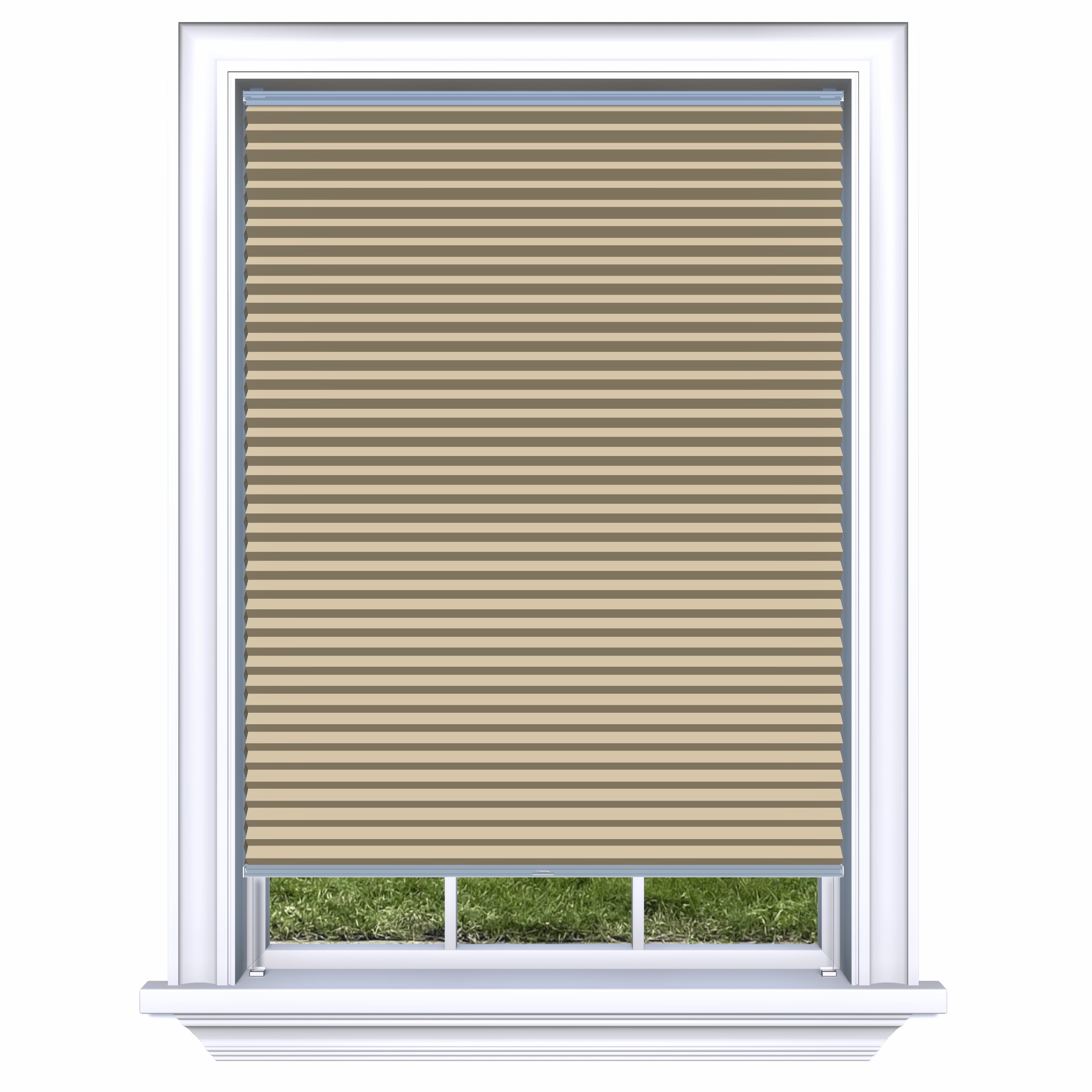 Honingraat Plisségordijn verduisterend - Pure crème