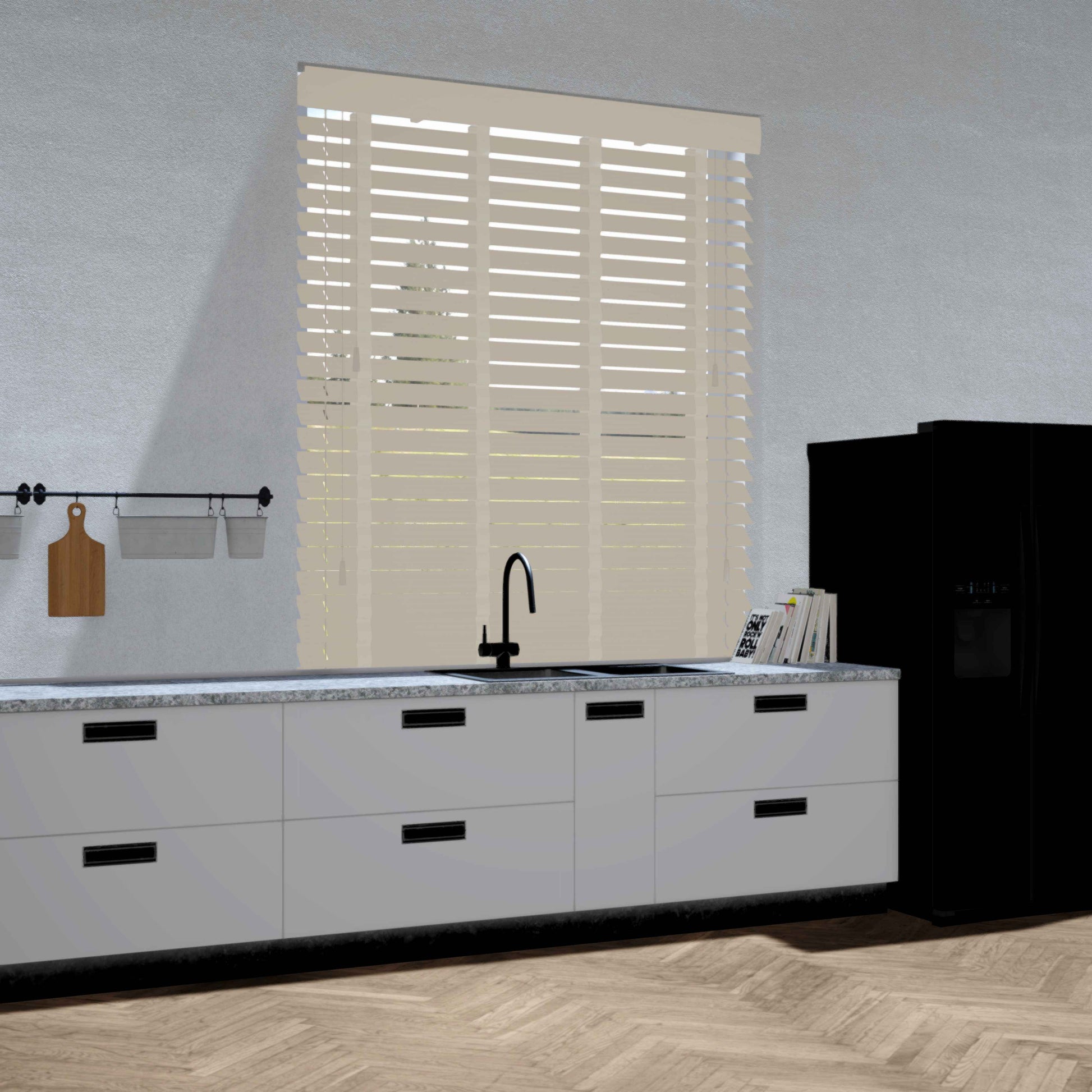 Lindehout jaloezie - Taupe