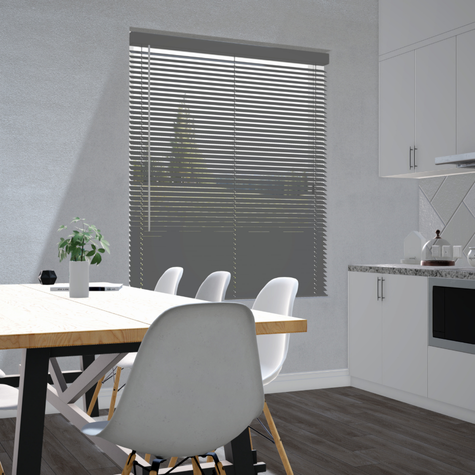 Aluminium jaloezie 25mm - Leigrijs 2