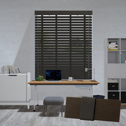 Paulownia houten jaloezie - Donkerbruin